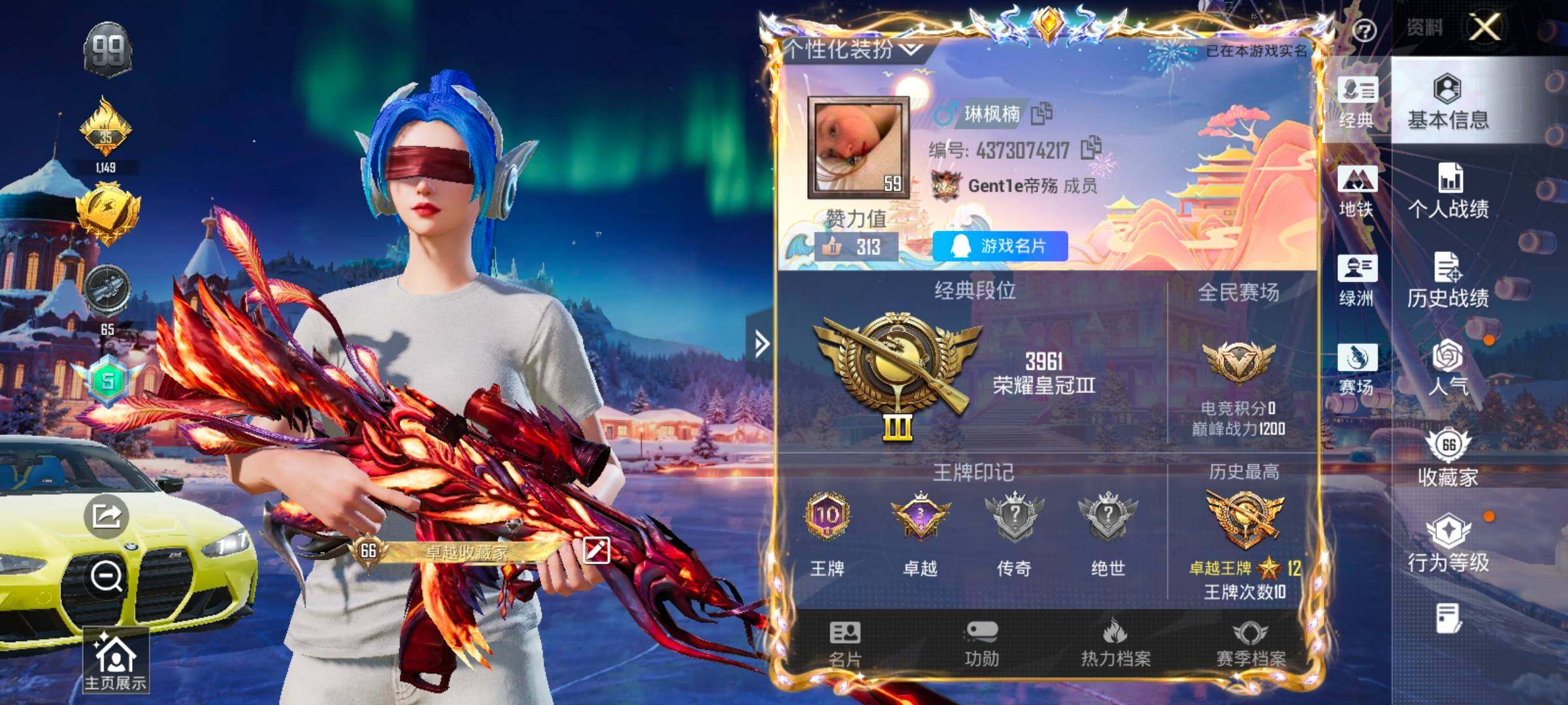 HPLE3454245和平精英账号详情图6