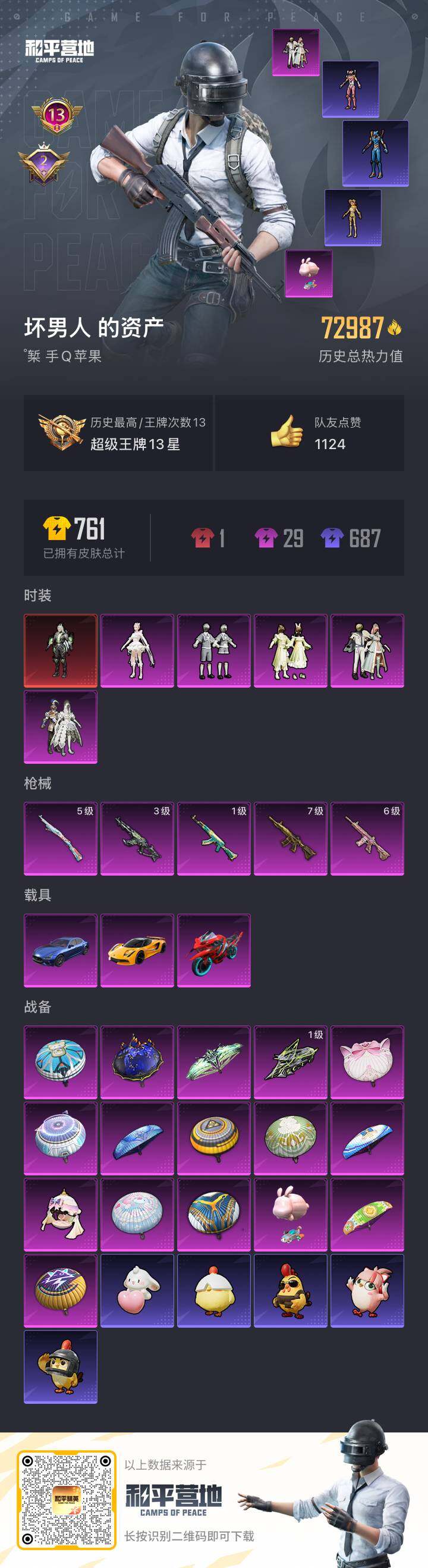 HPKG461601和平精英账号详情图14