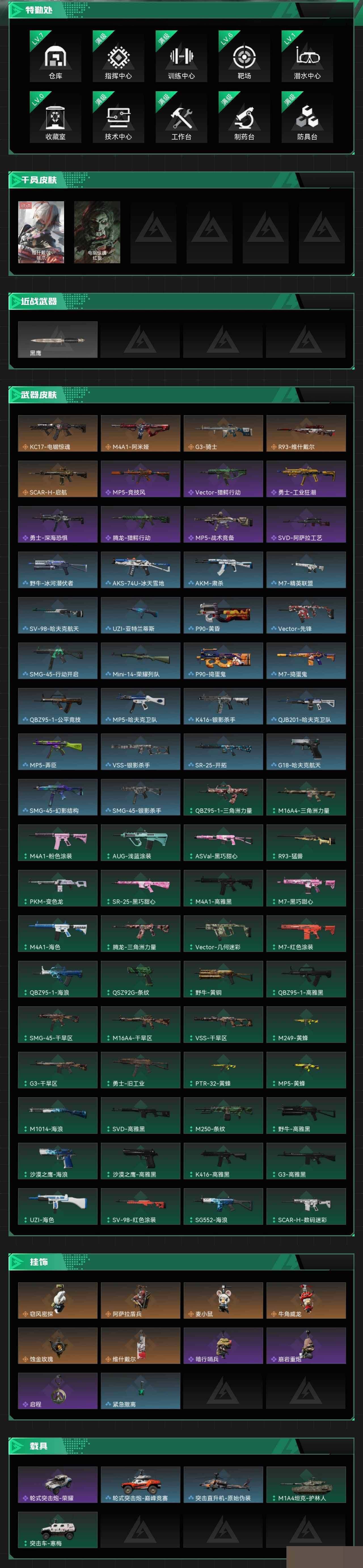 SJZCMW3103136三角洲行动账号详情图3