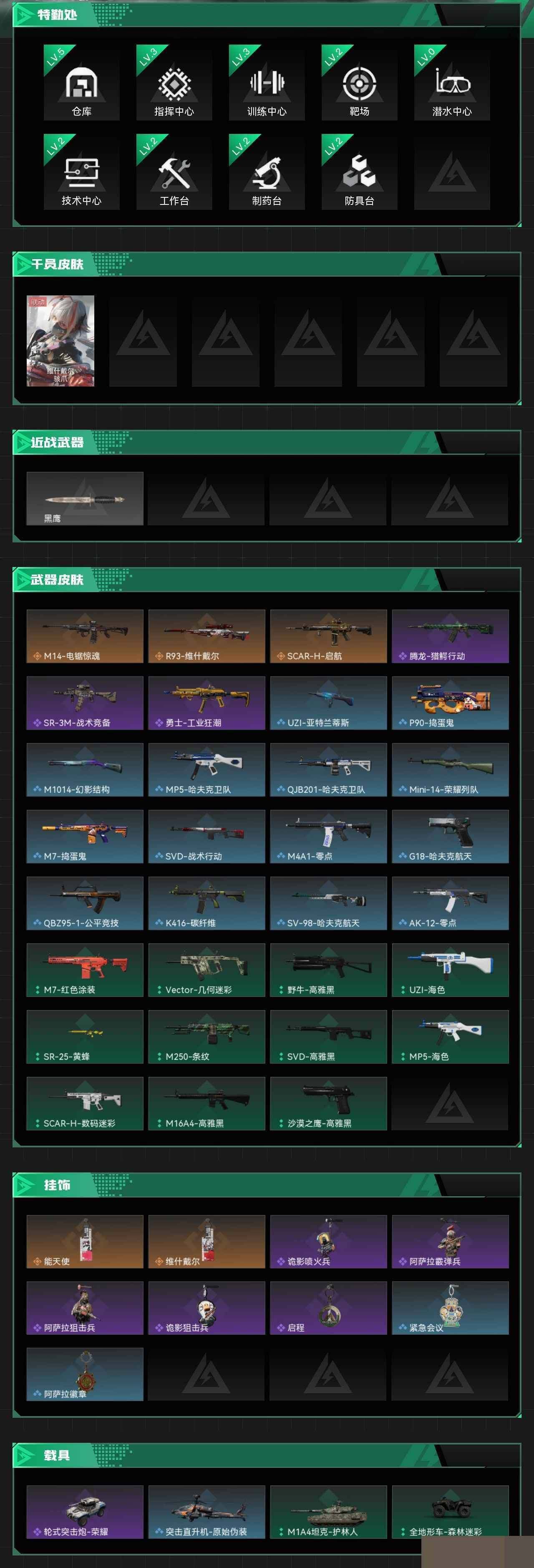 SJZCMW3103138三角洲行动账号详情图3