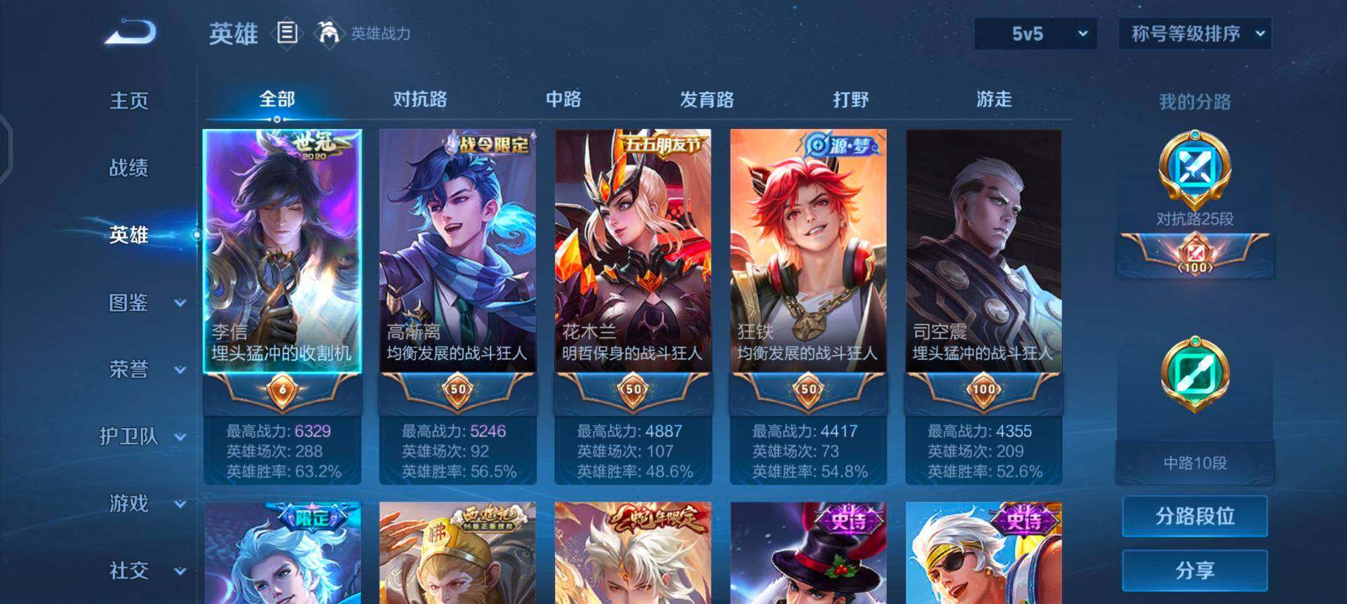 WZQM41846王者荣耀账号详情图6