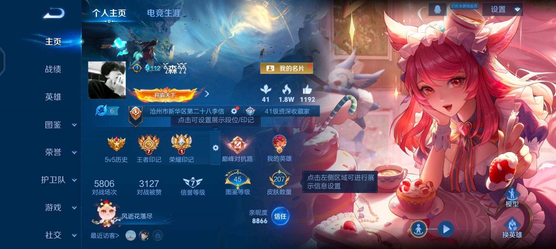 WZQM41846王者荣耀账号详情图3