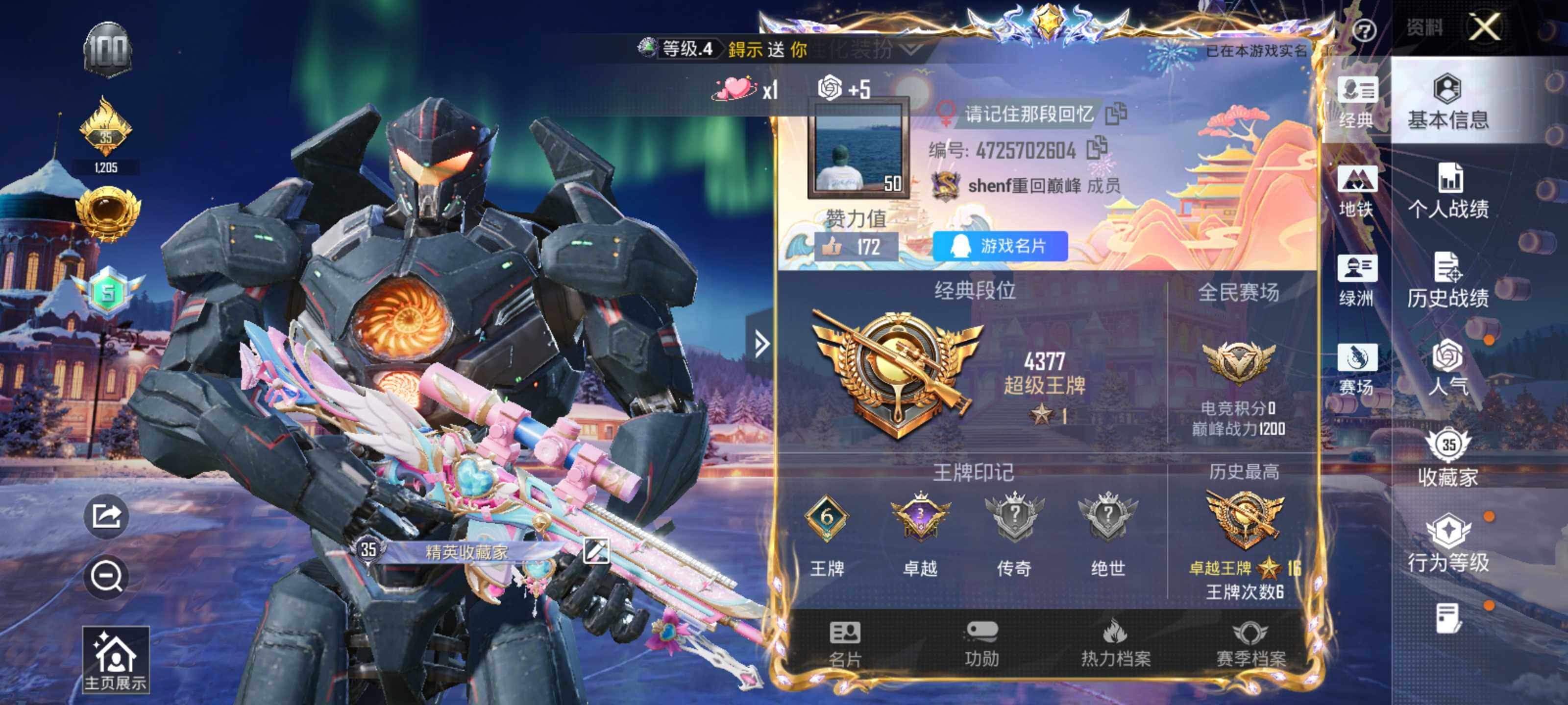 HPLE3454223和平精英账号详情图5 HPLE3454223和平精英账号详情图5