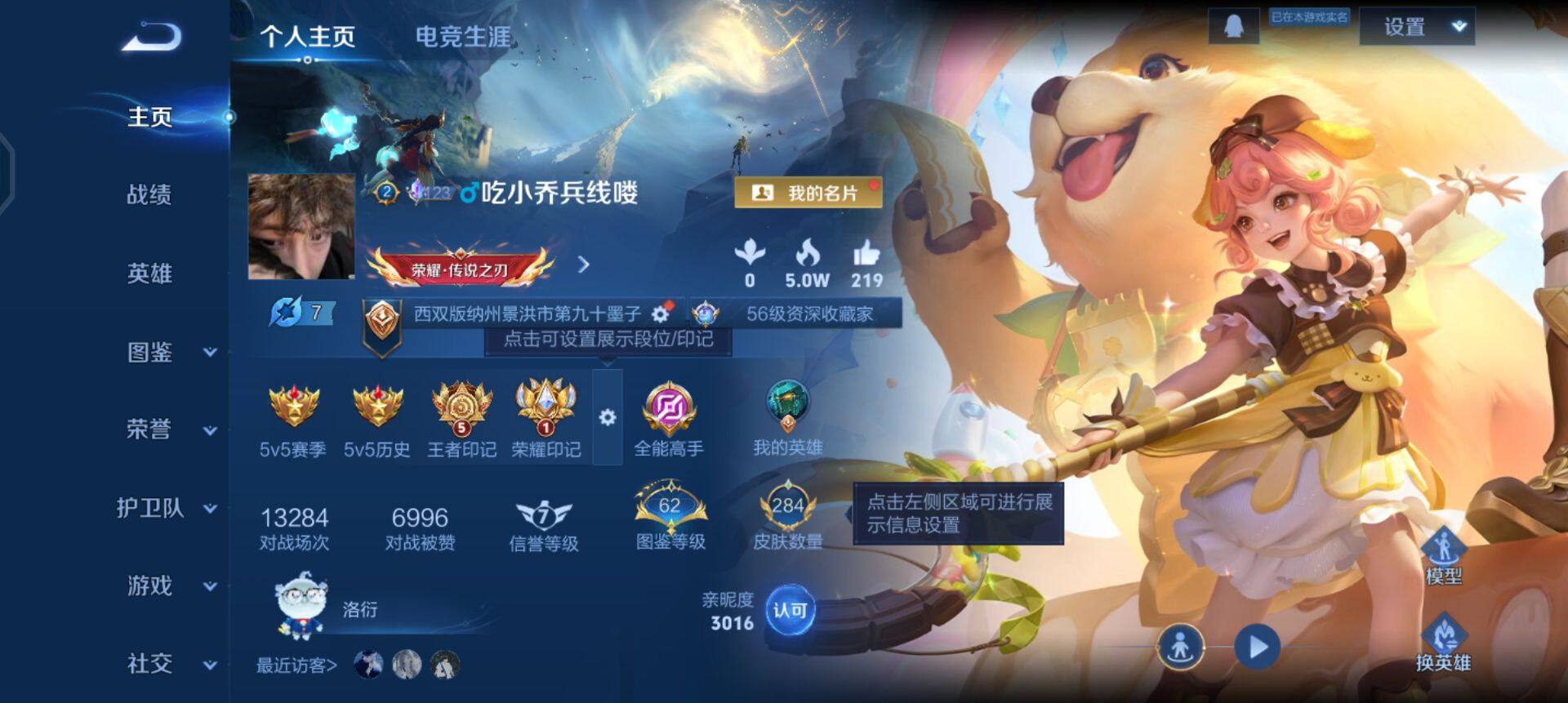 WZQM439383王者荣耀账号详情图3