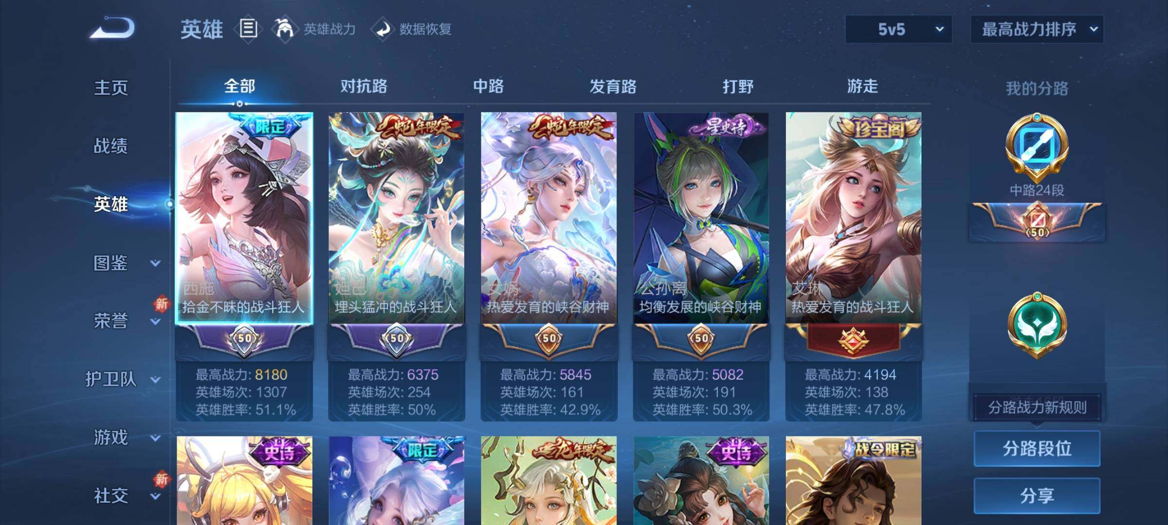 WZCMY3482715王者荣耀账号详情图3 WZCMY3482715王者荣耀账号详情图3