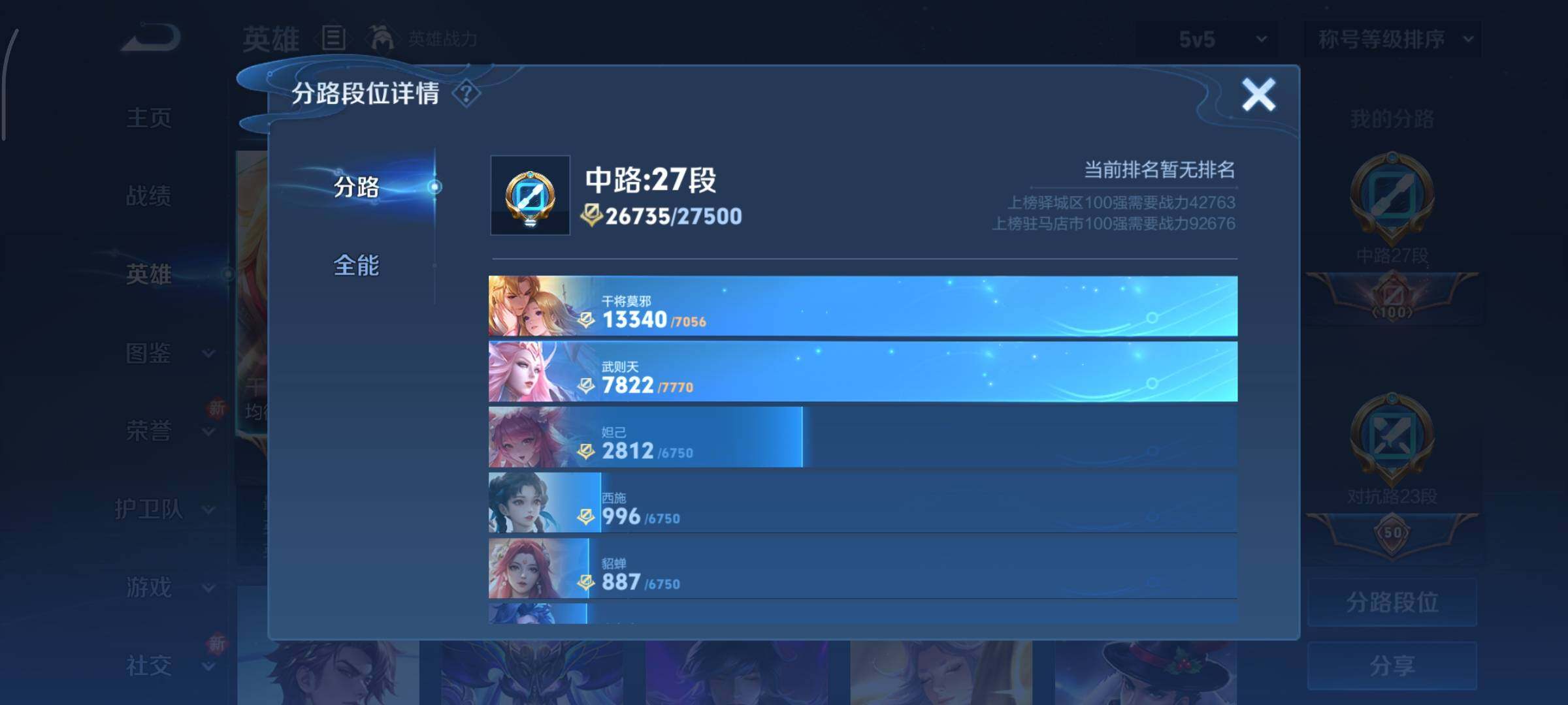 WZCMY3482743王者荣耀账号详情图4 WZCMY3482743王者荣耀账号详情图4