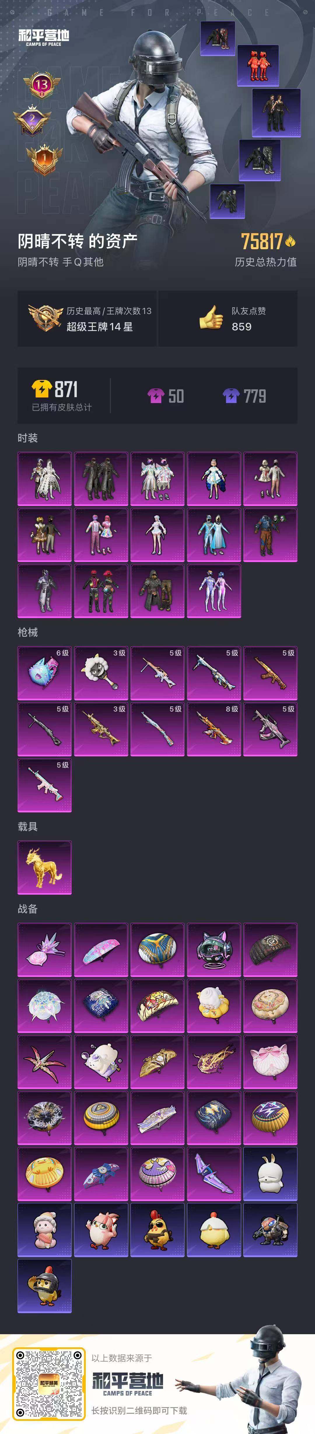 HPCMW3454001和平精英账号详情图29 HPCMW3454001和平精英账号详情图29