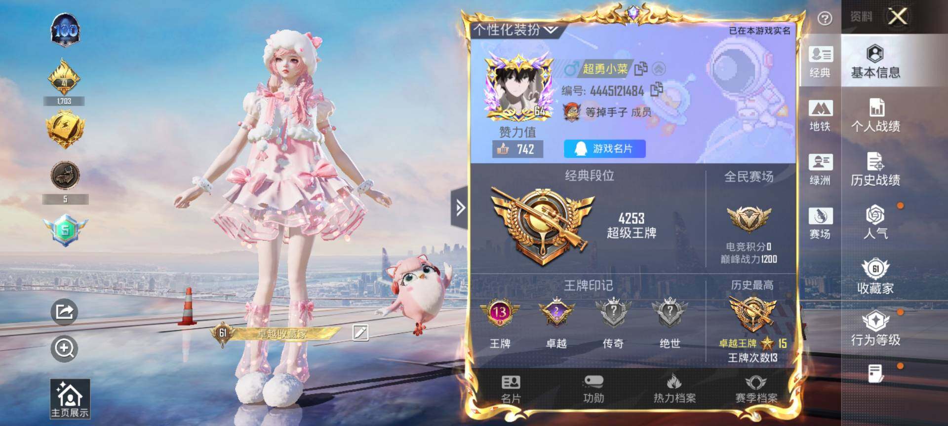 HPQM3454003和平精英账号详情图3 HPQM3454003和平精英账号详情图3