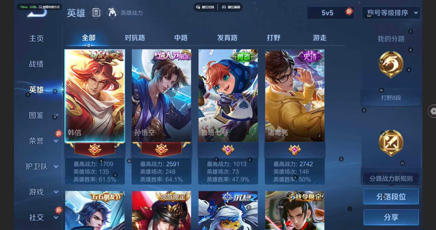 WZBSY480089王者荣耀账号详情图4