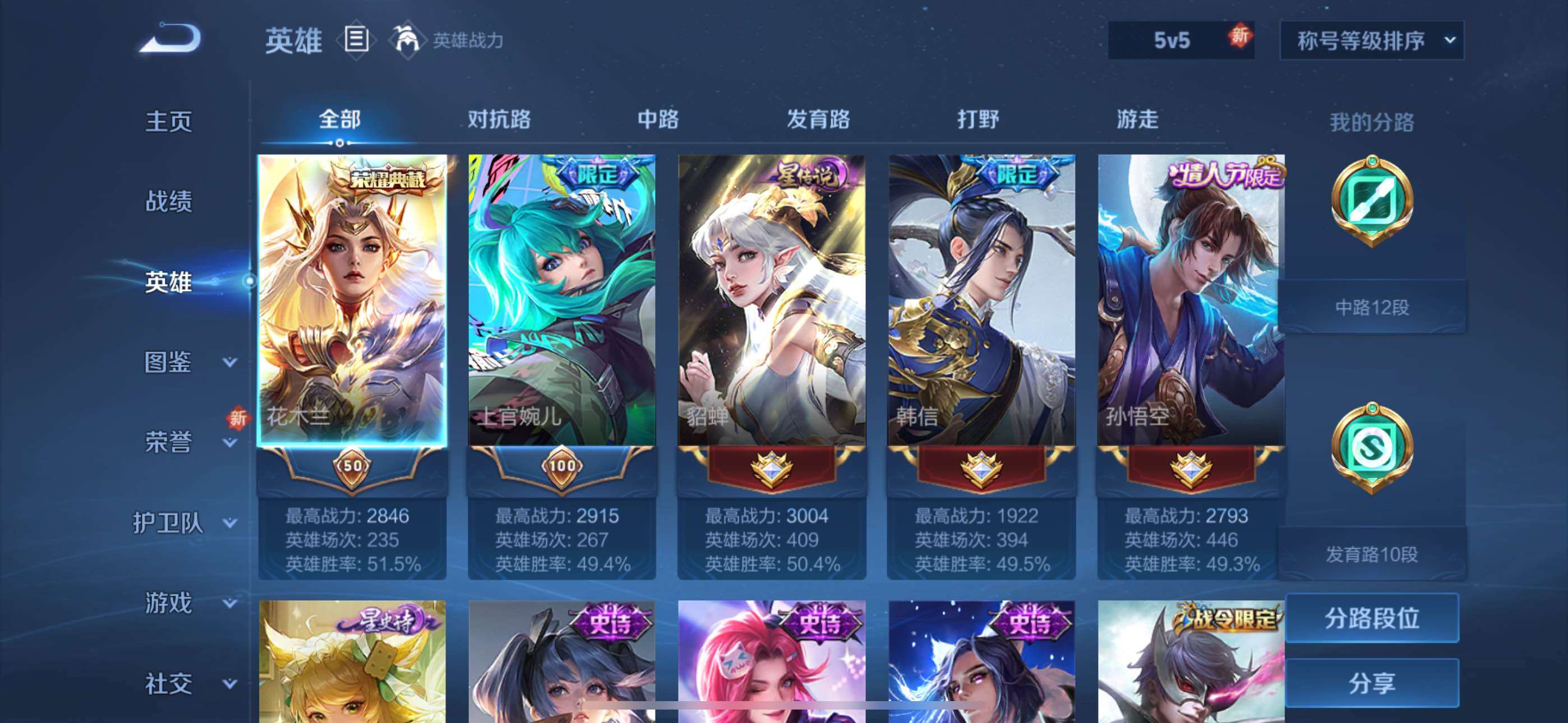 WZLX463262王者荣耀账号详情图9