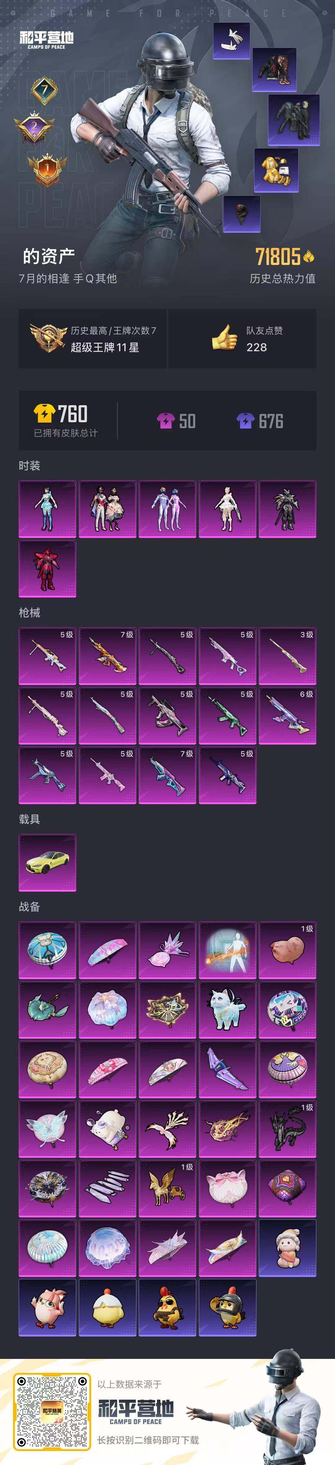 HPCMW3454250和平精英账号详情图22 HPCMW3454250和平精英账号详情图22