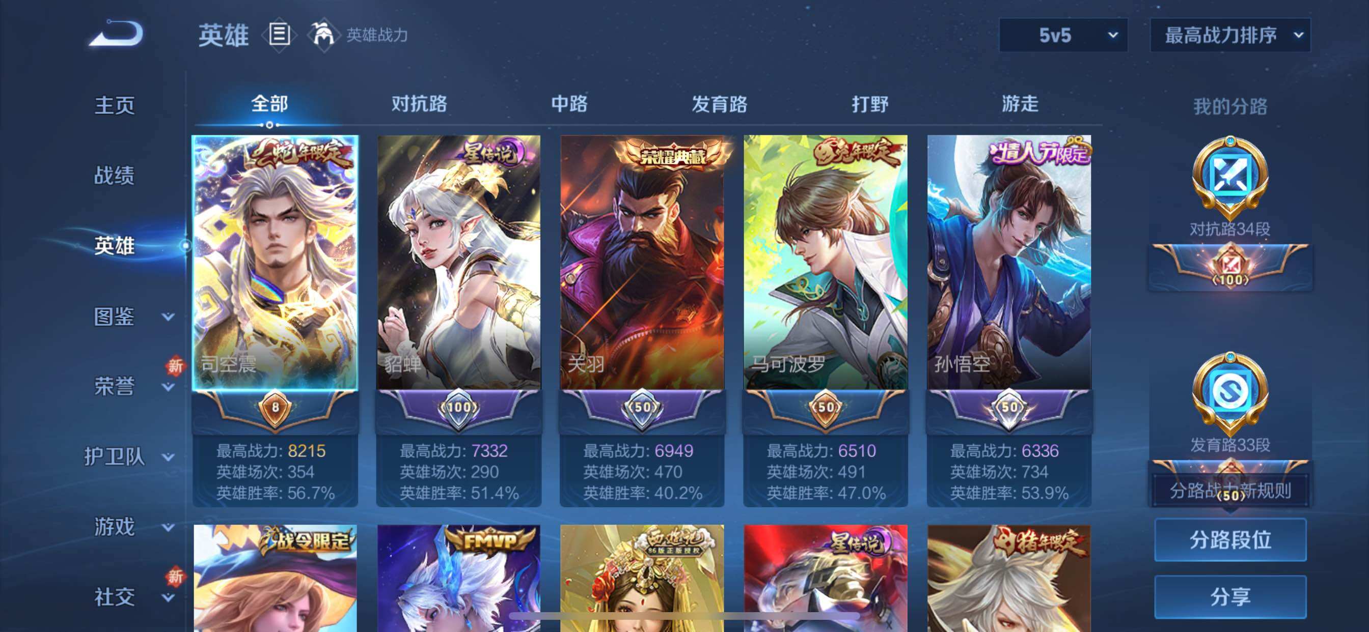 WZCMY3482770王者荣耀账号详情图3