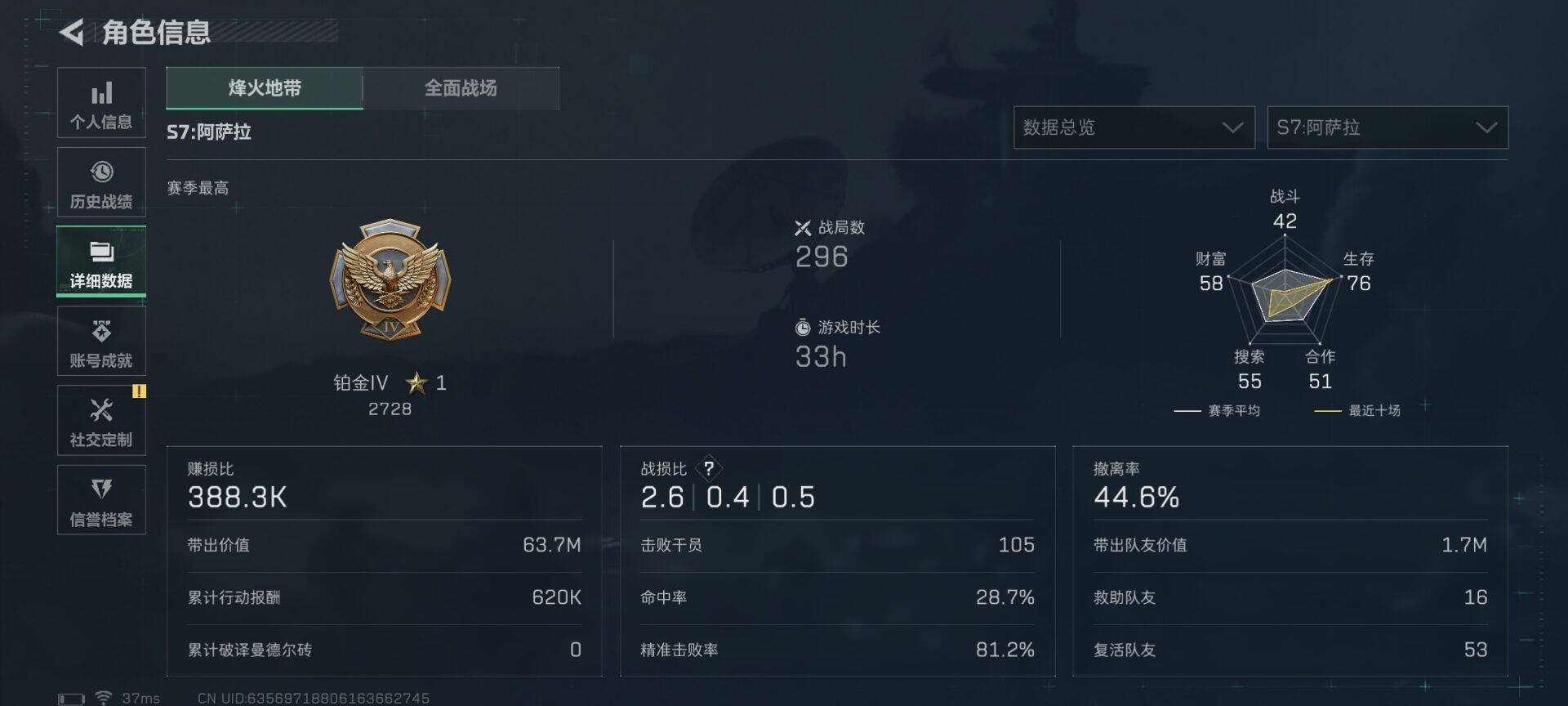 SJZEY3103417三角洲行动账号详情图10