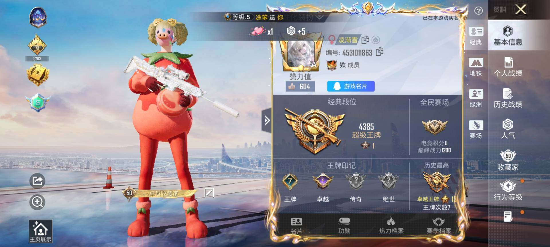 HPQM3454147和平精英账号详情图3