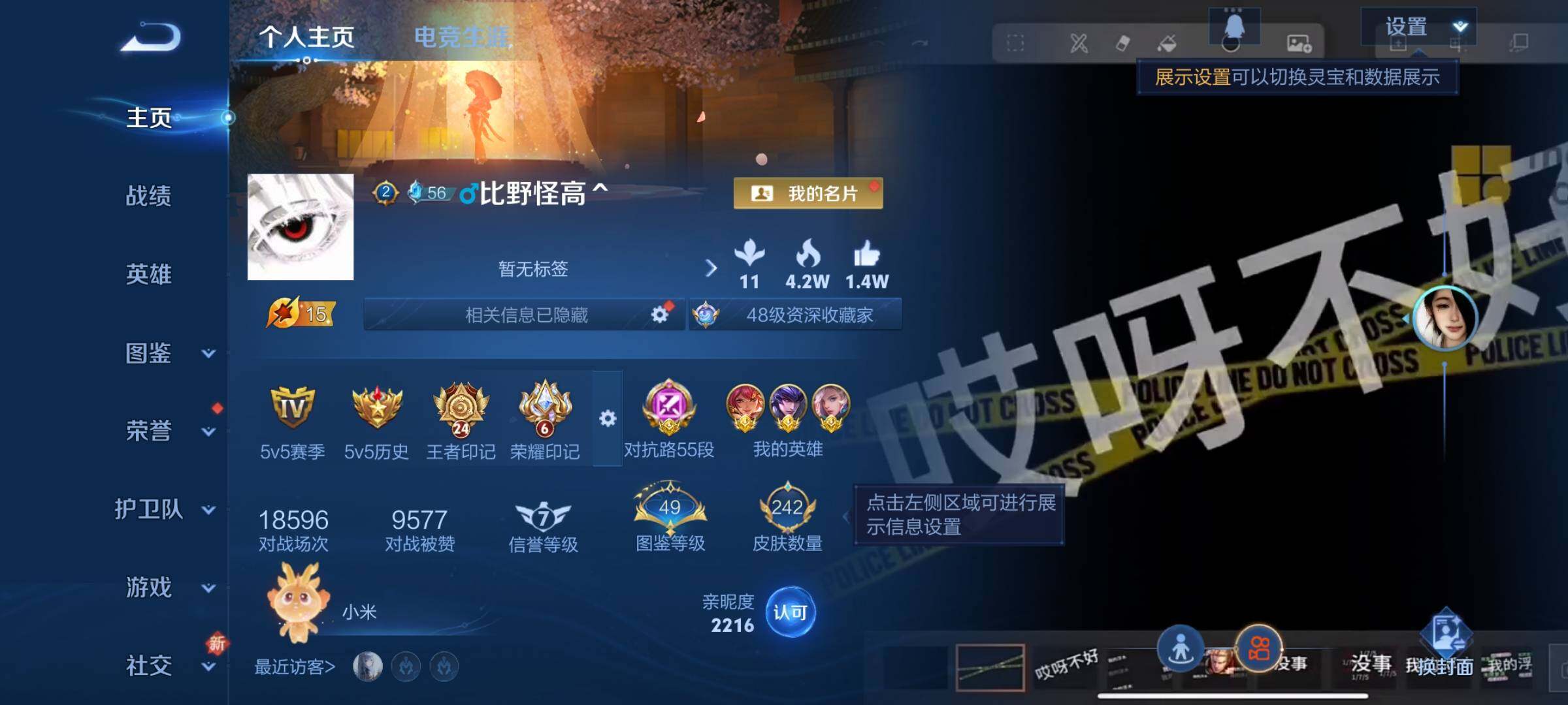 WZQM3480324王者荣耀账号详情图3