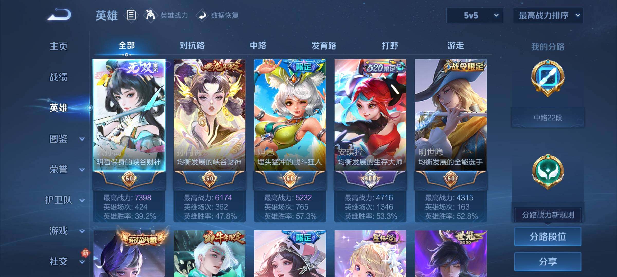 WZDN3480404王者荣耀账号详情图4