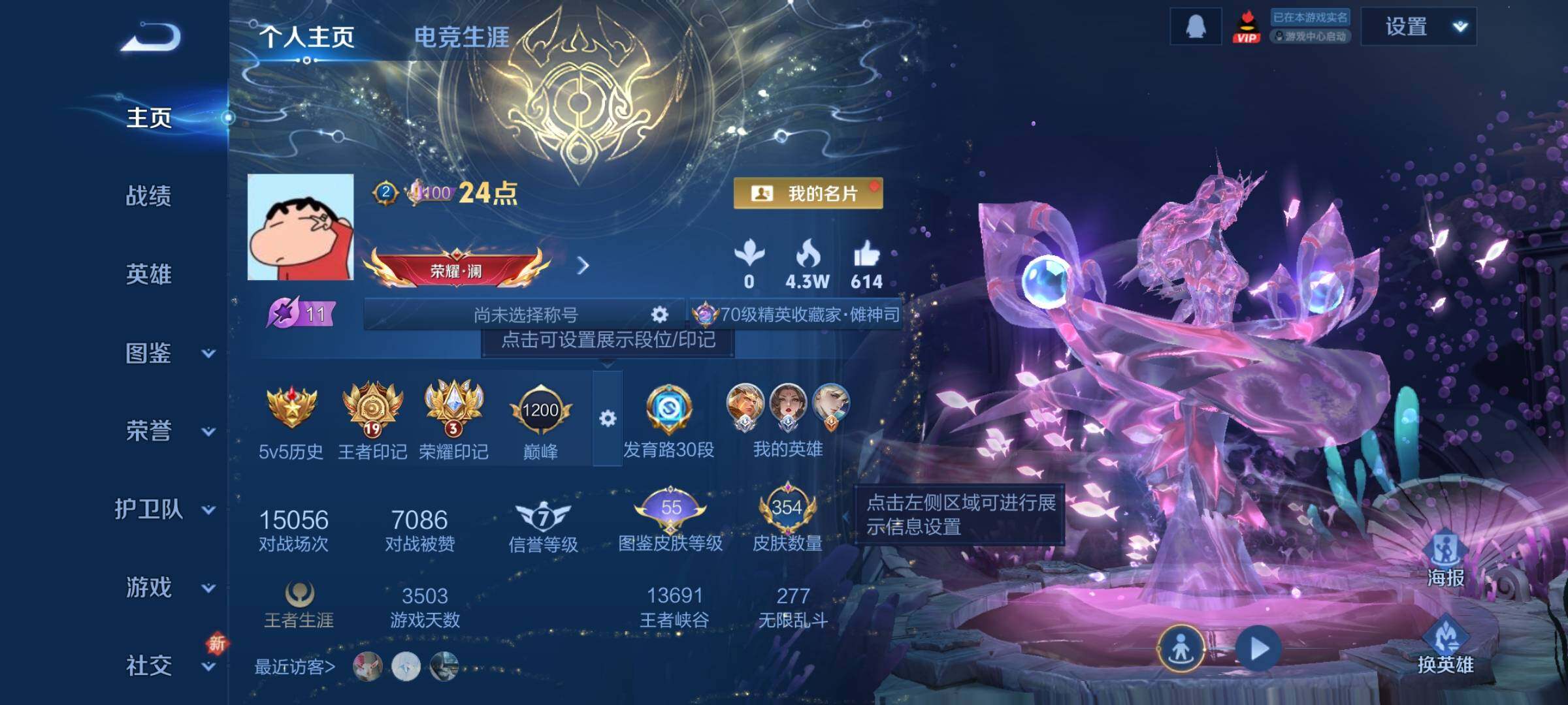 WZDN3480411王者荣耀账号详情图2