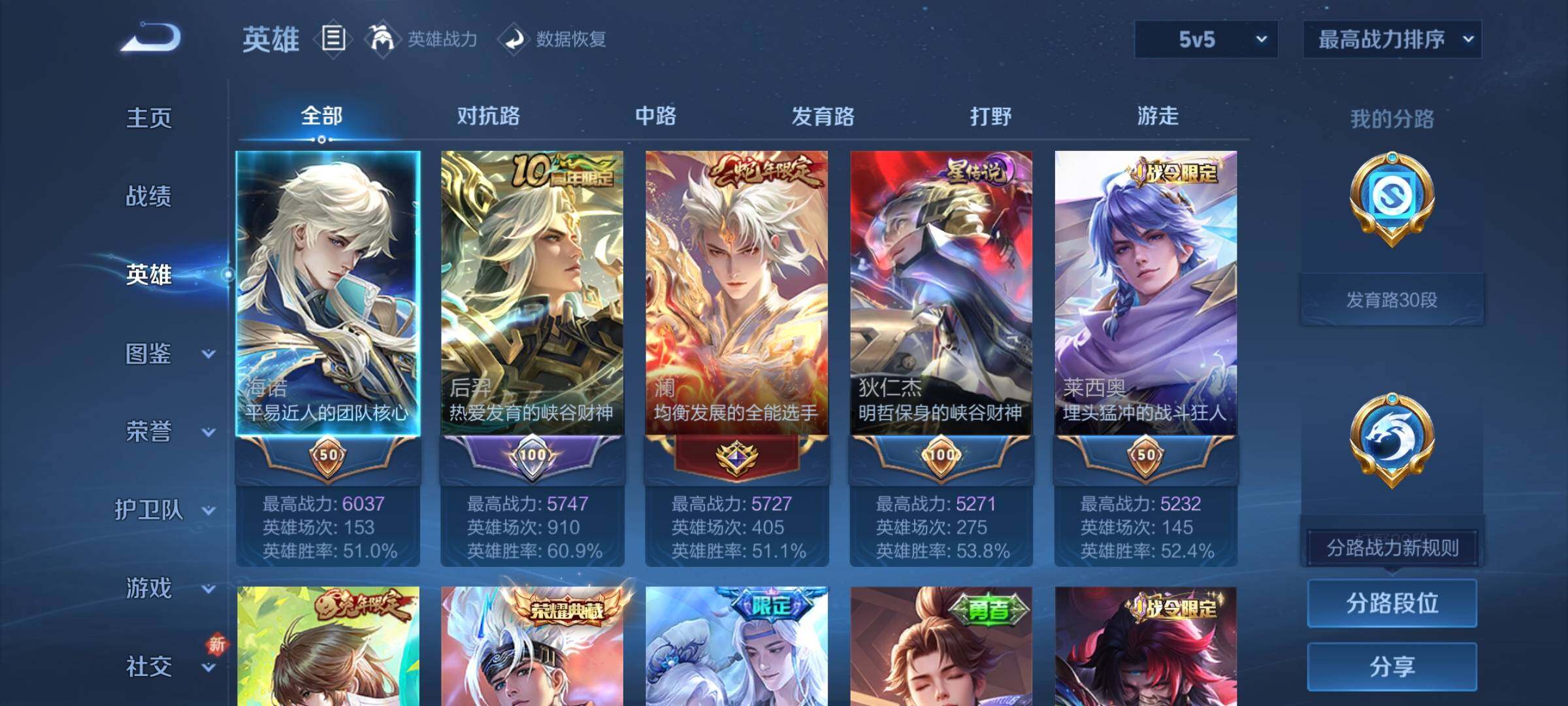 WZDN3480411王者荣耀账号详情图4