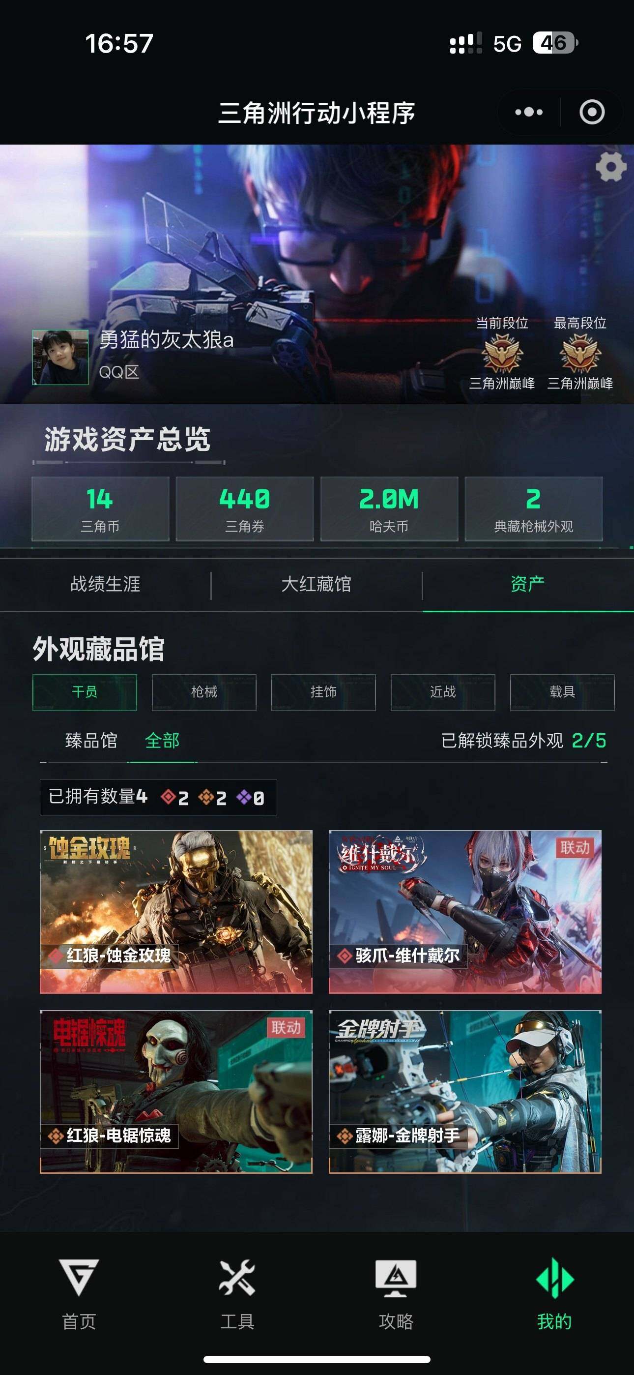 SJZCMW3103413三角洲行动账号详情图11