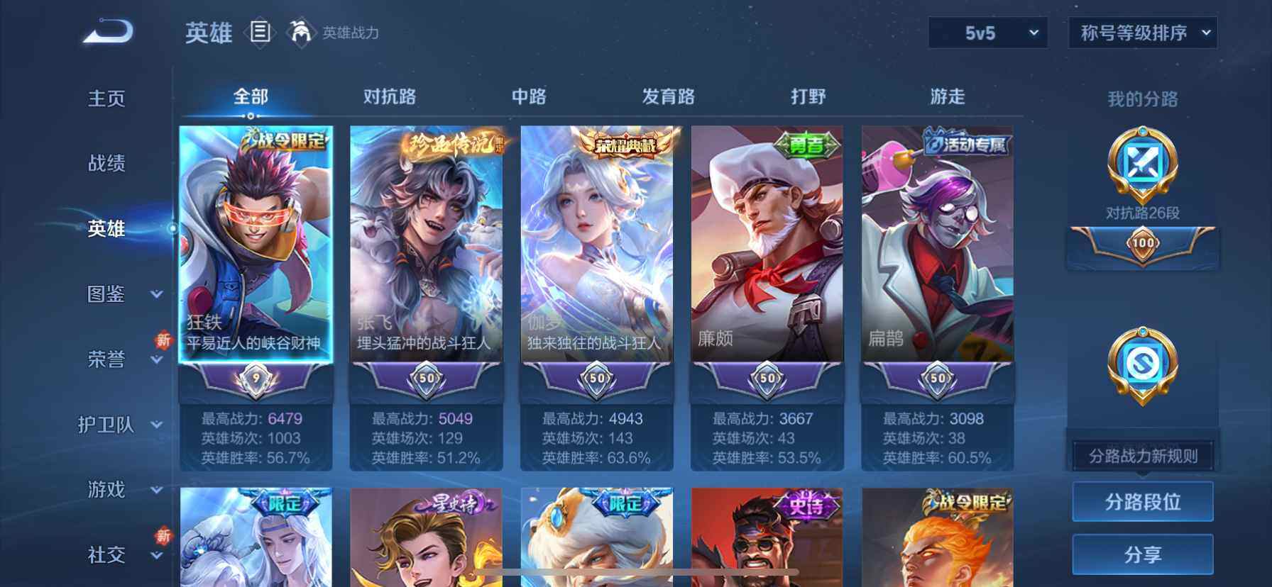 WZQM3480614王者荣耀账号详情图6