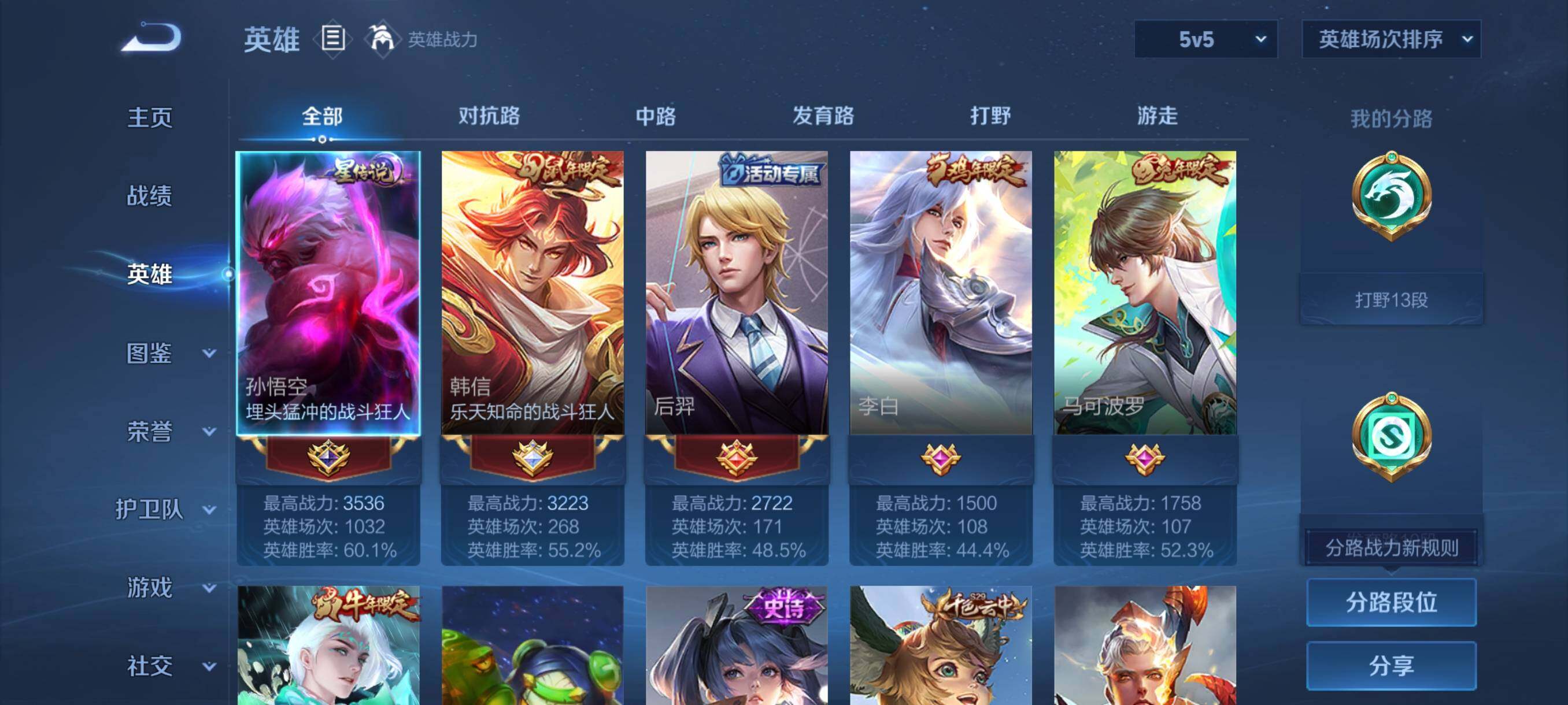 WZJZ3480747王者荣耀账号详情图7