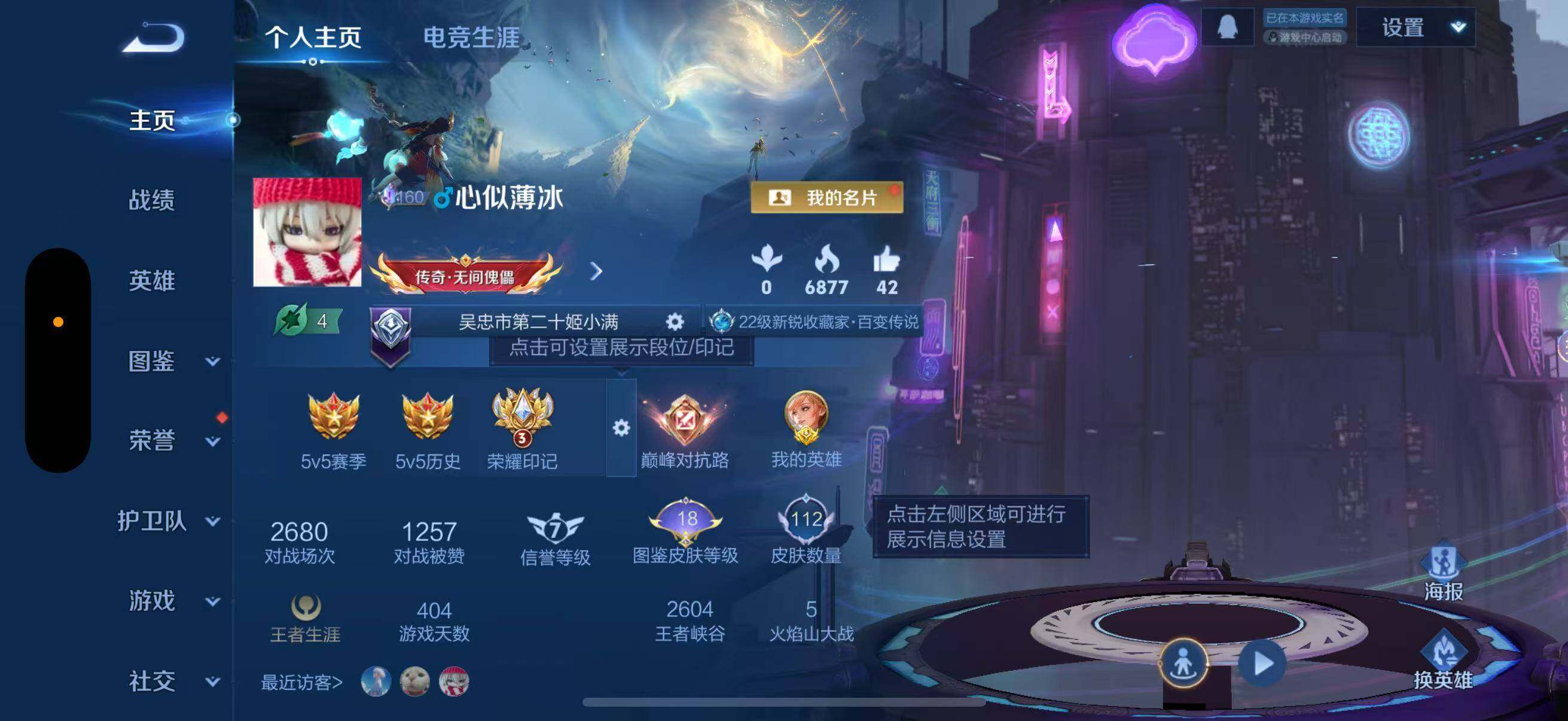 WZQM438128王者荣耀账号详情图5