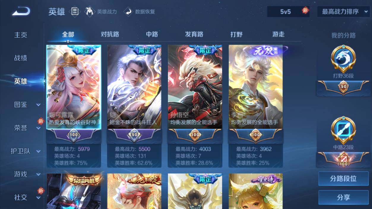 WZLX464394王者荣耀账号详情图11