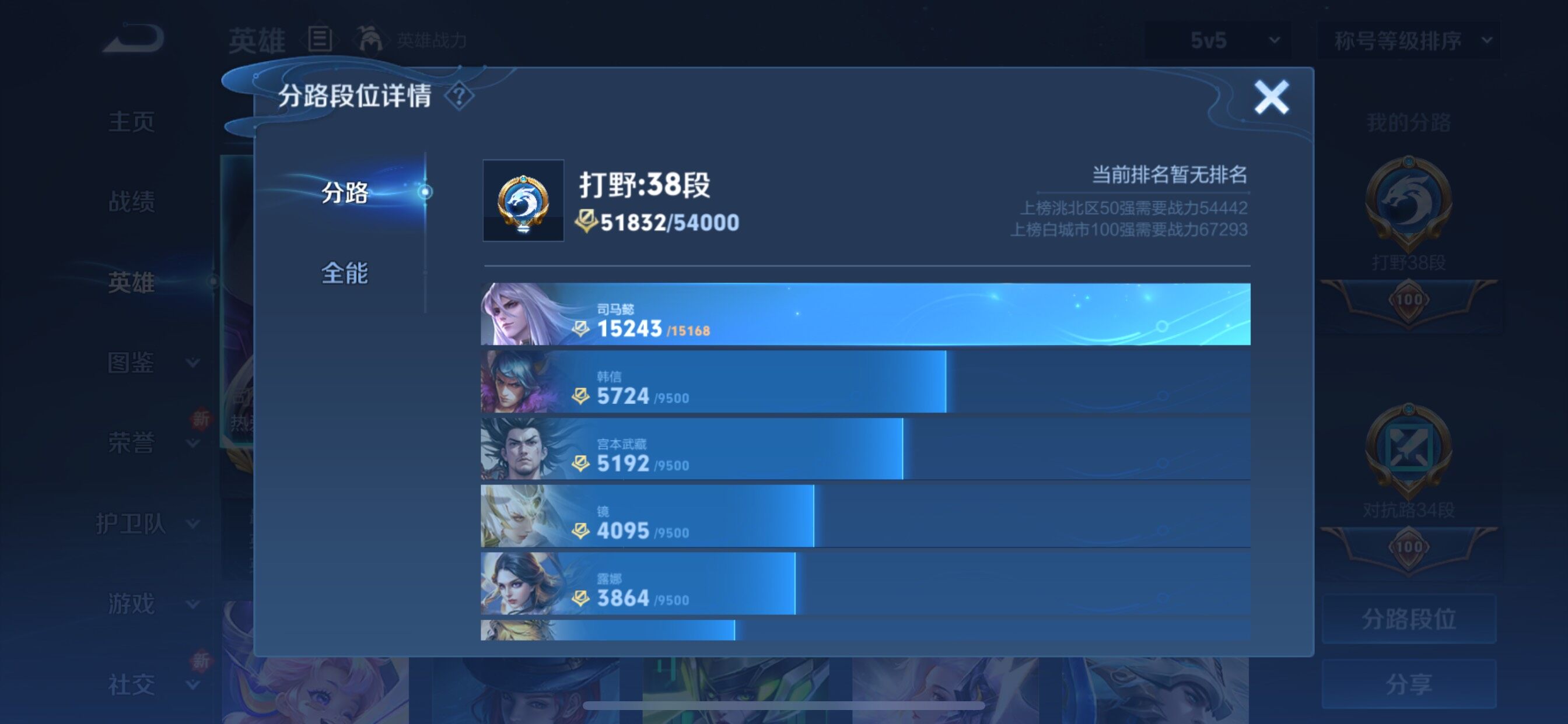 WZCMY41333王者荣耀账号详情图4