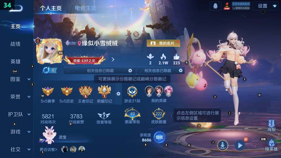 WZ033483389王者荣耀账号详情图7 WZ033483389王者荣耀账号详情图7