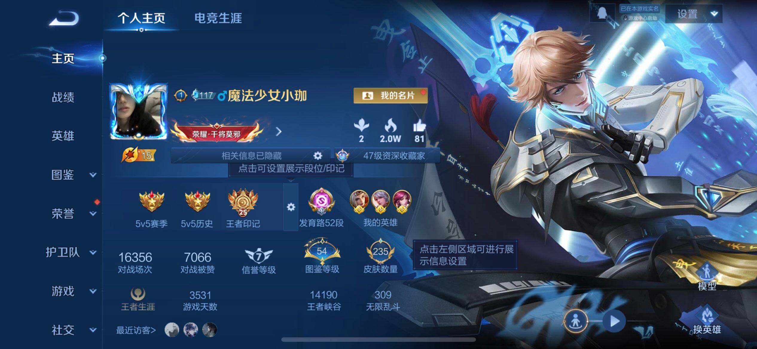 WZQM45880王者荣耀账号详情图3