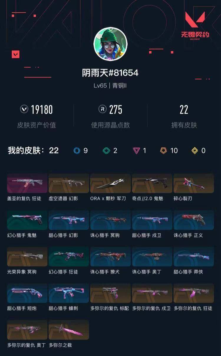 WWQXL333783无畏契约账号详情图2