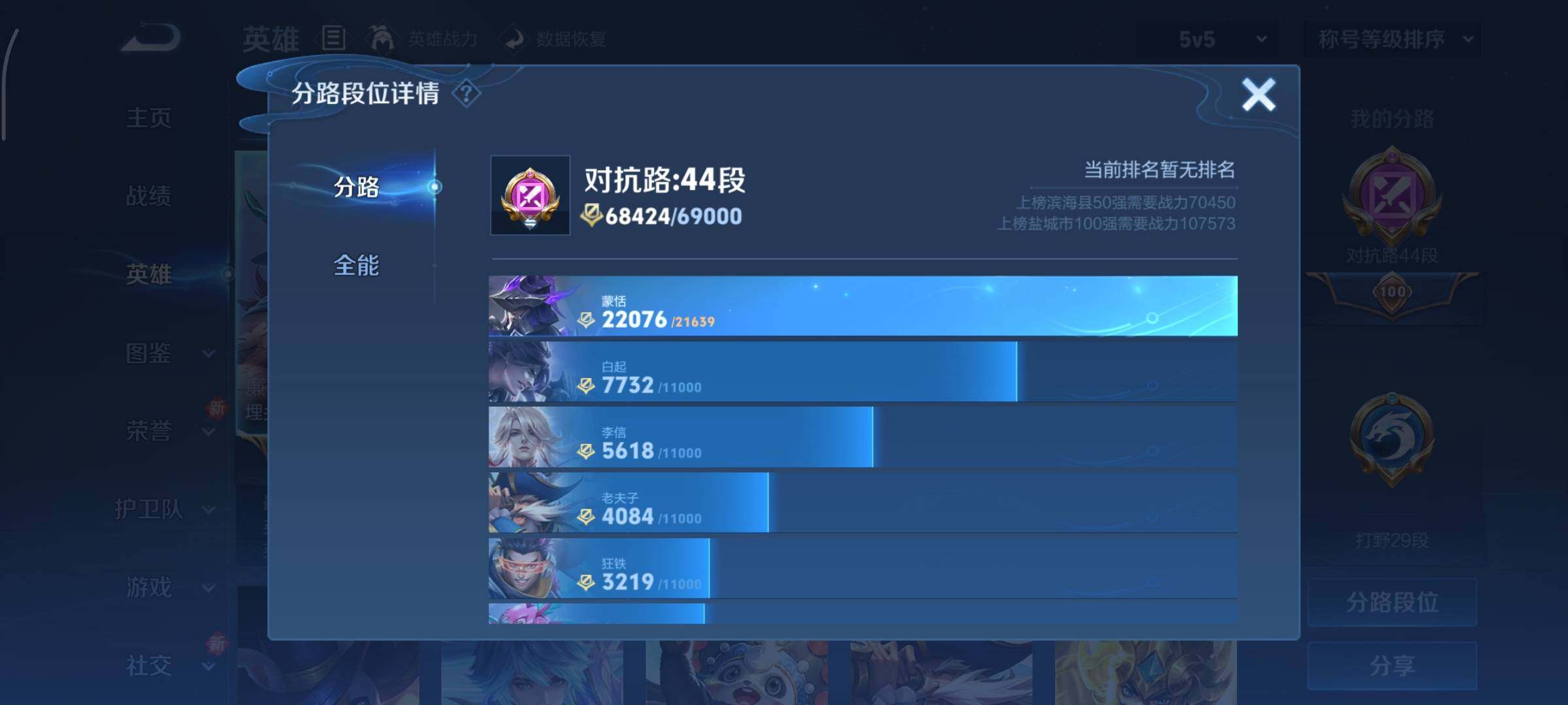 WZCMY41323王者荣耀账号详情图5