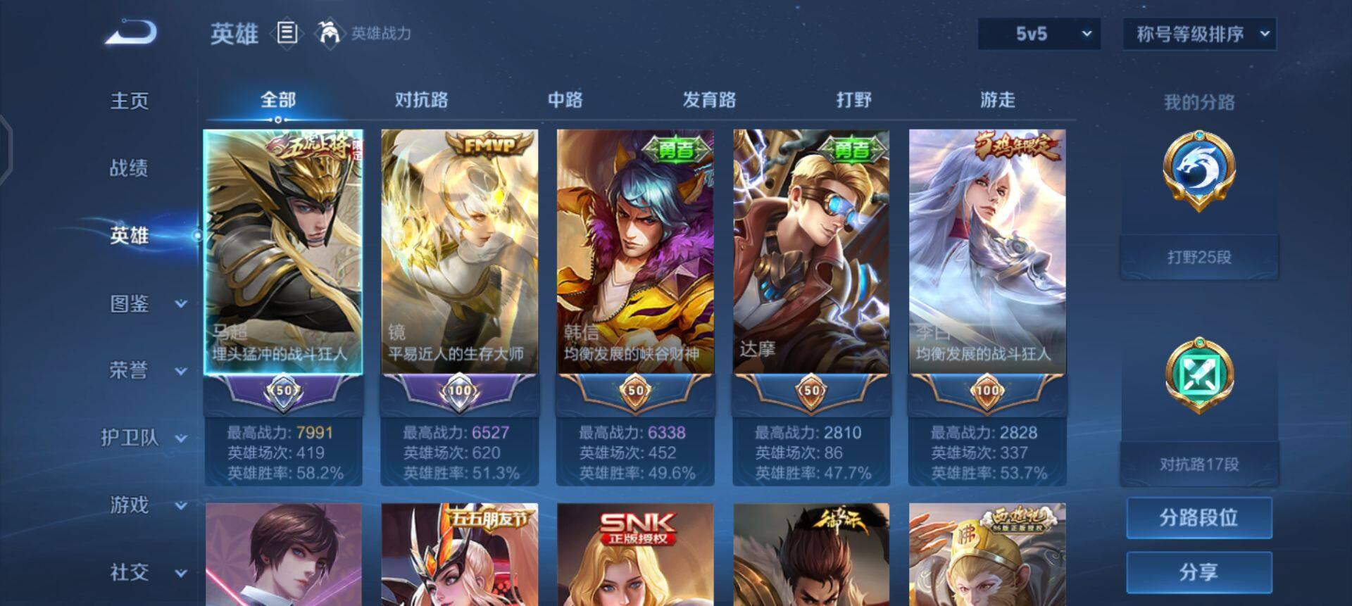 WZQM41775王者荣耀账号详情图10