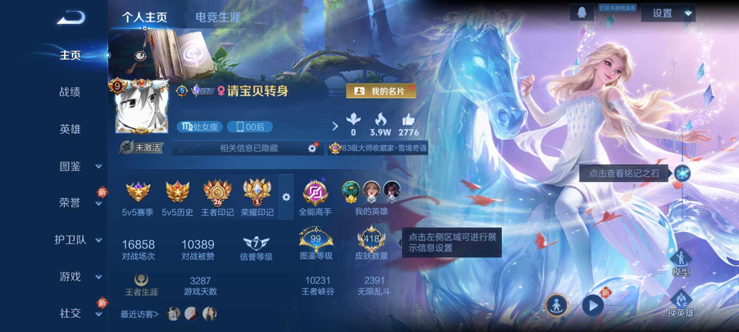 WZLX464289王者荣耀账号详情图9