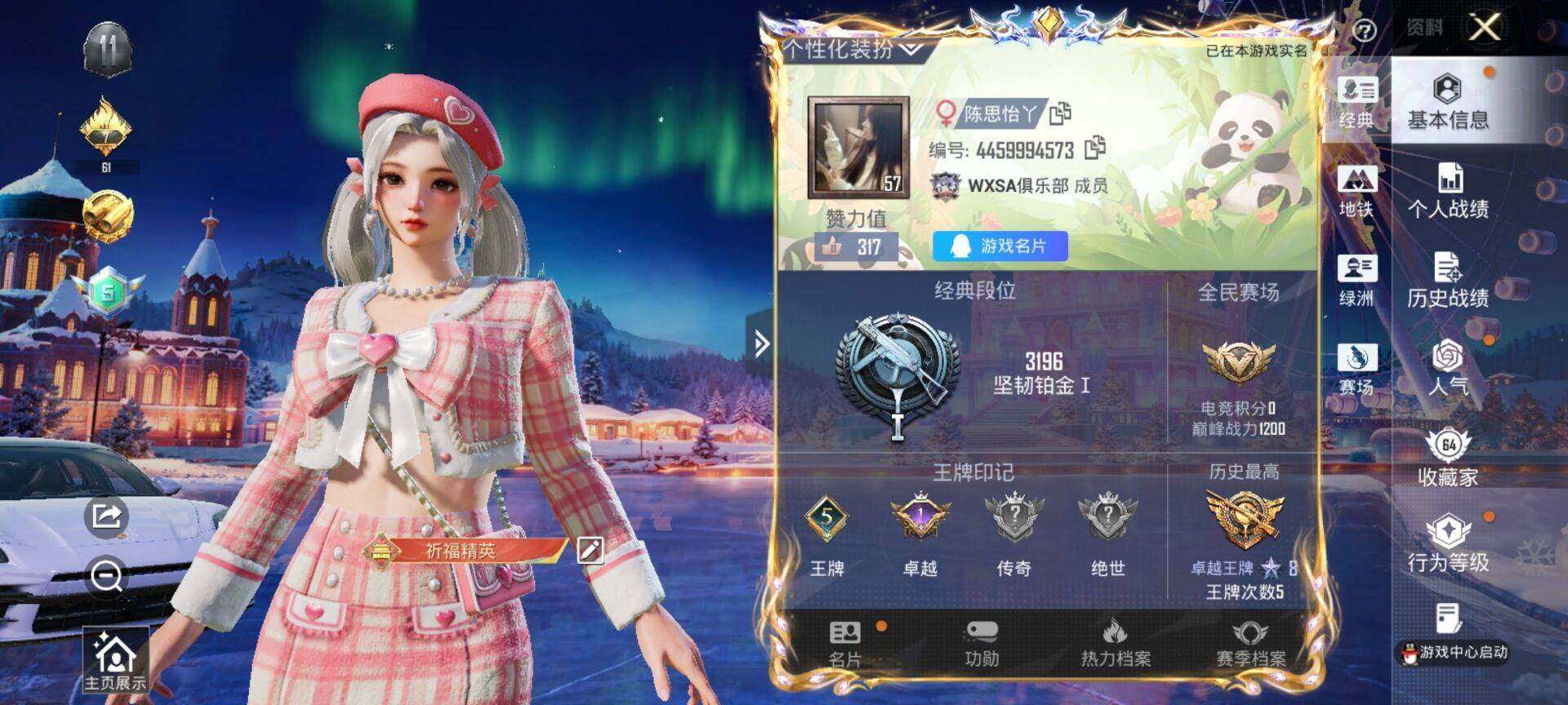 HPDN3455555和平精英账号详情图8