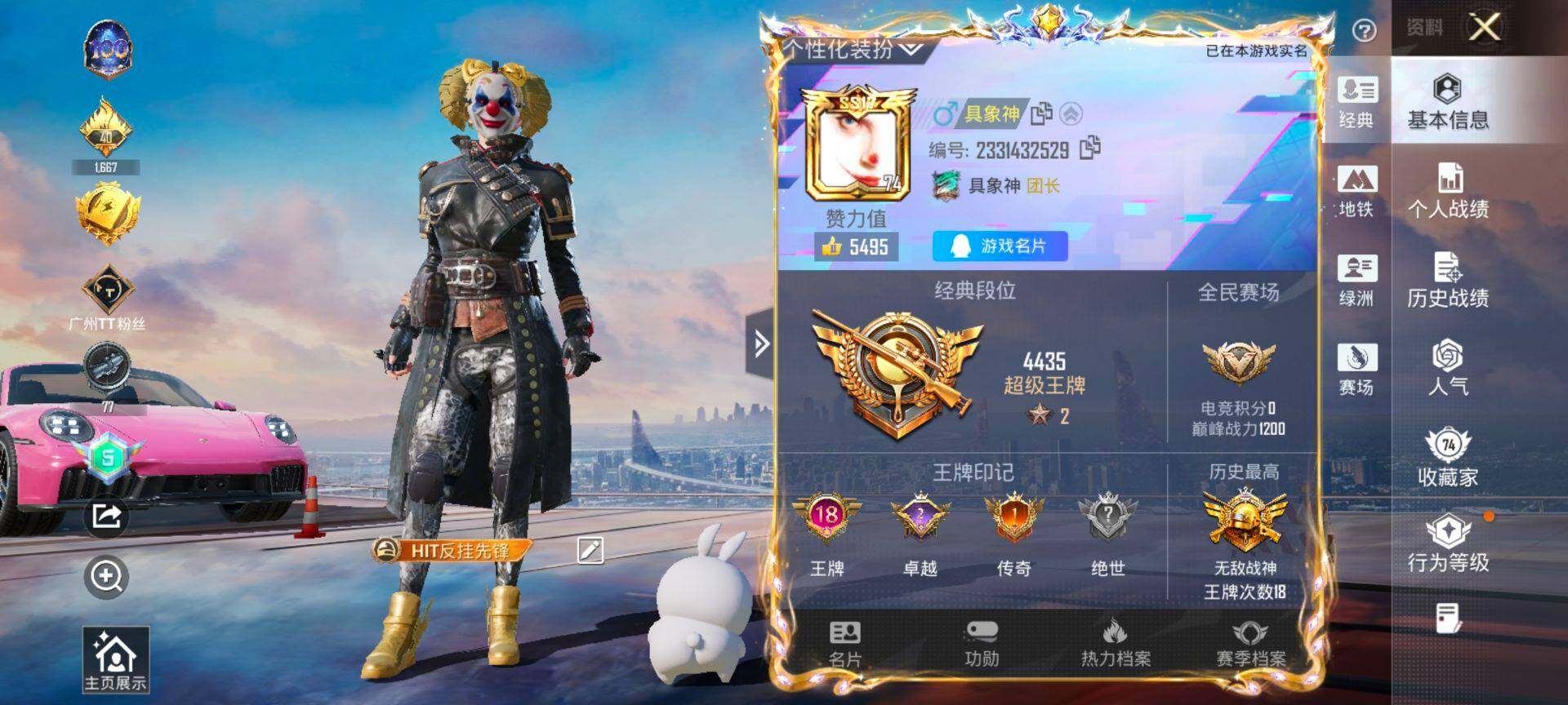 HPCMW3455571和平精英账号详情图2