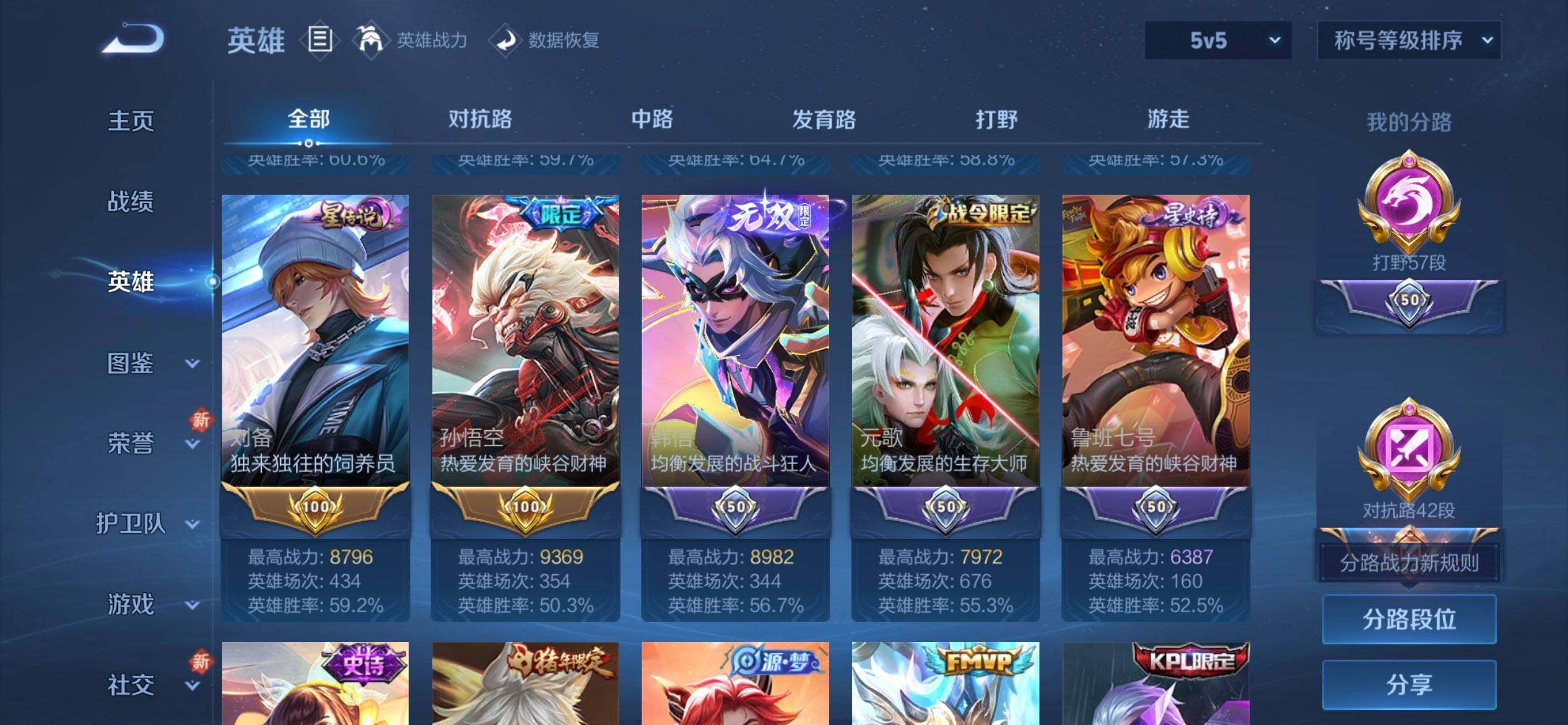 WZQM3483835王者荣耀账号详情图6