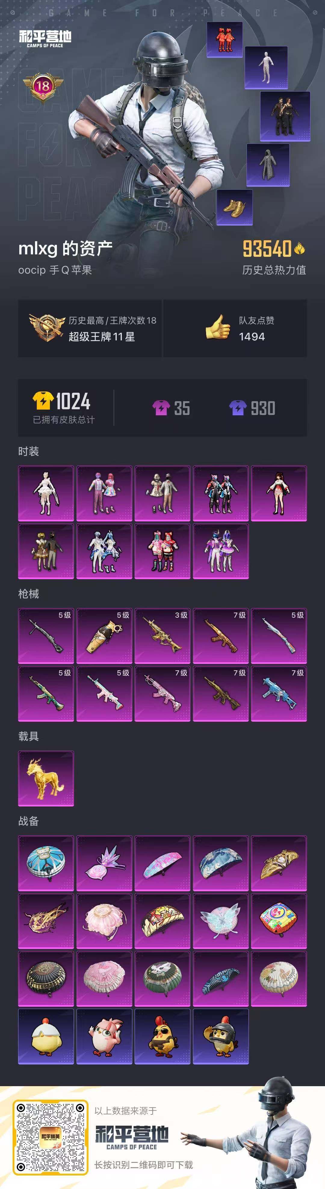 HPQM3455616和平精英账号详情图27