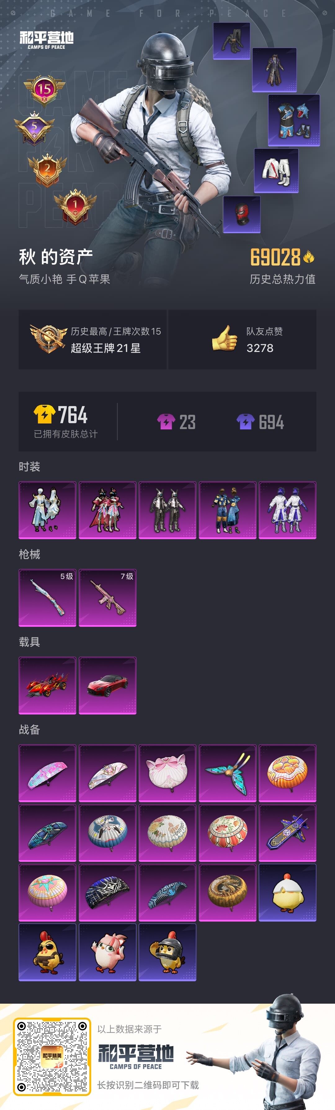 HPQM3455792和平精英账号详情图8