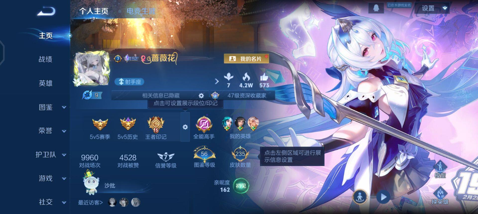 WZQM435220王者荣耀账号详情图3 WZQM435220王者荣耀账号详情图3