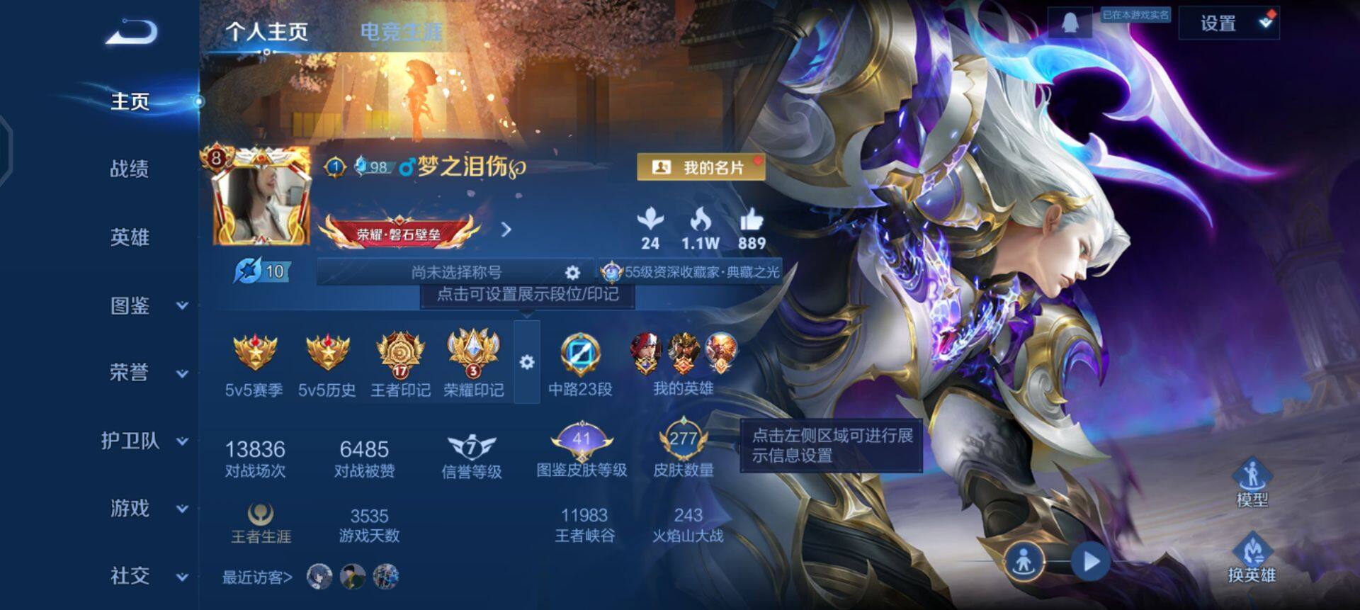 WZQM435421王者荣耀账号详情图3