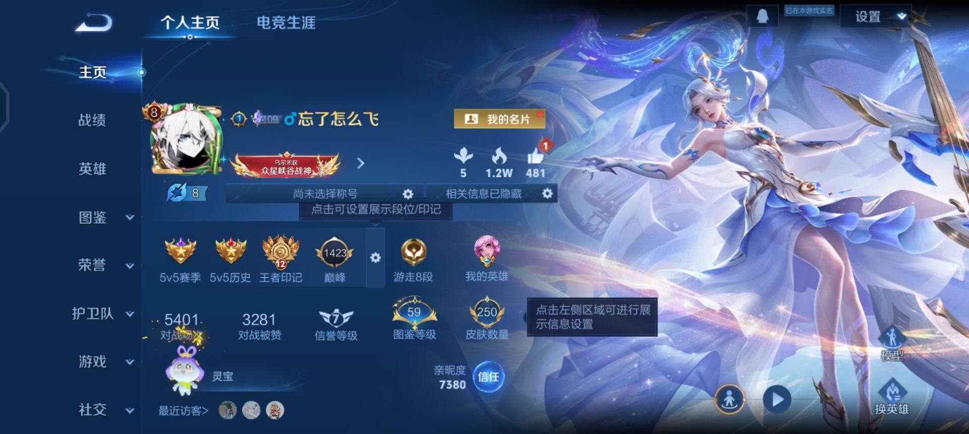 WZQM454850王者荣耀账号详情图3