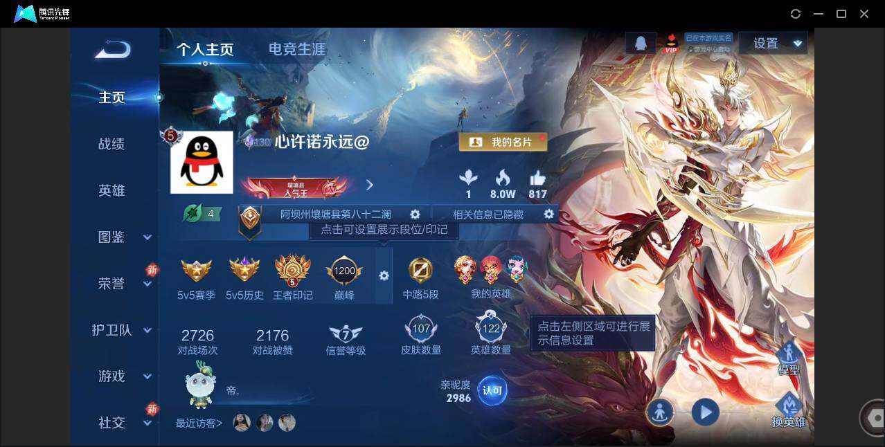 WZCMW450792王者荣耀账号详情图2