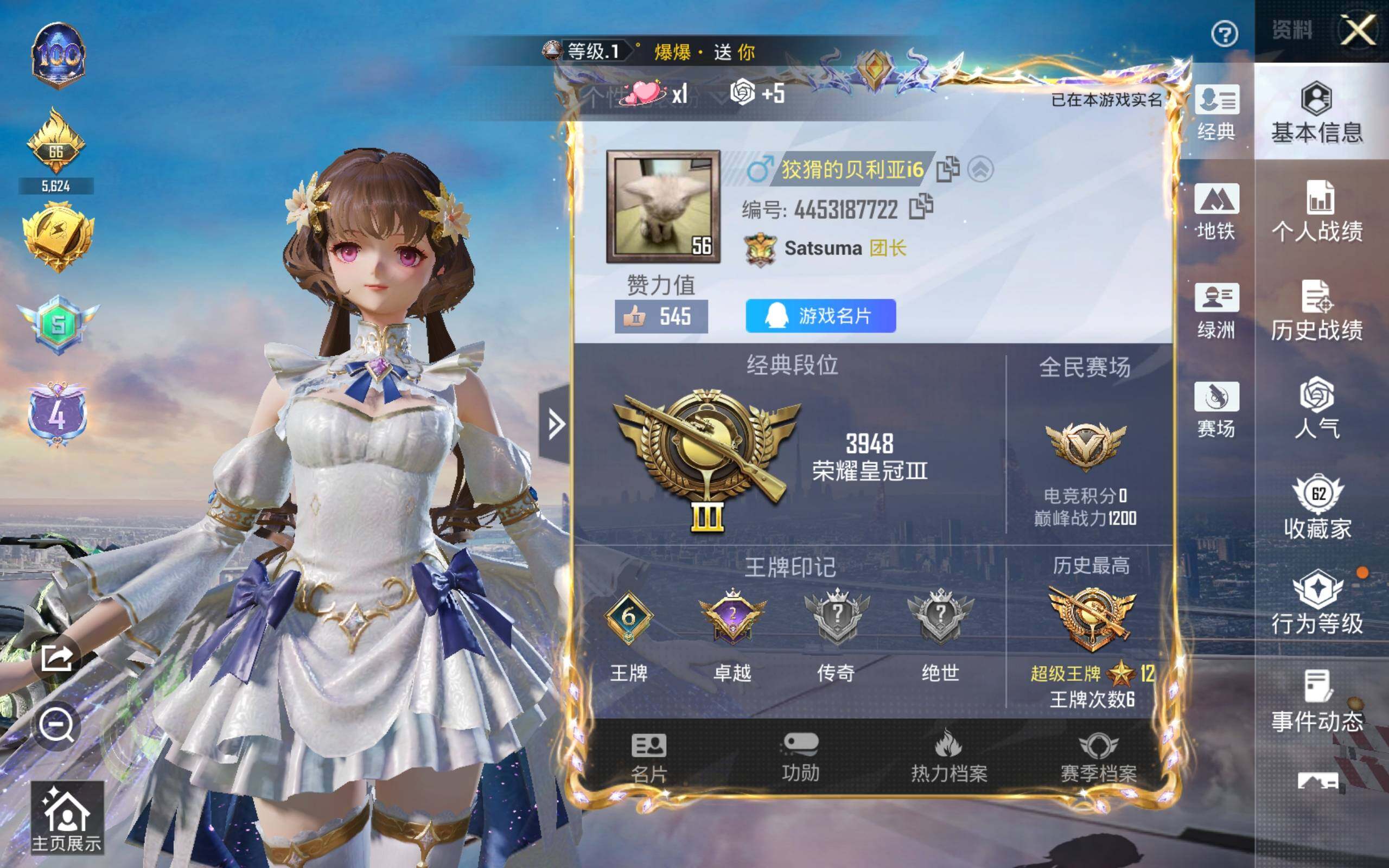 HPCMW4112391和平精英账号详情图2