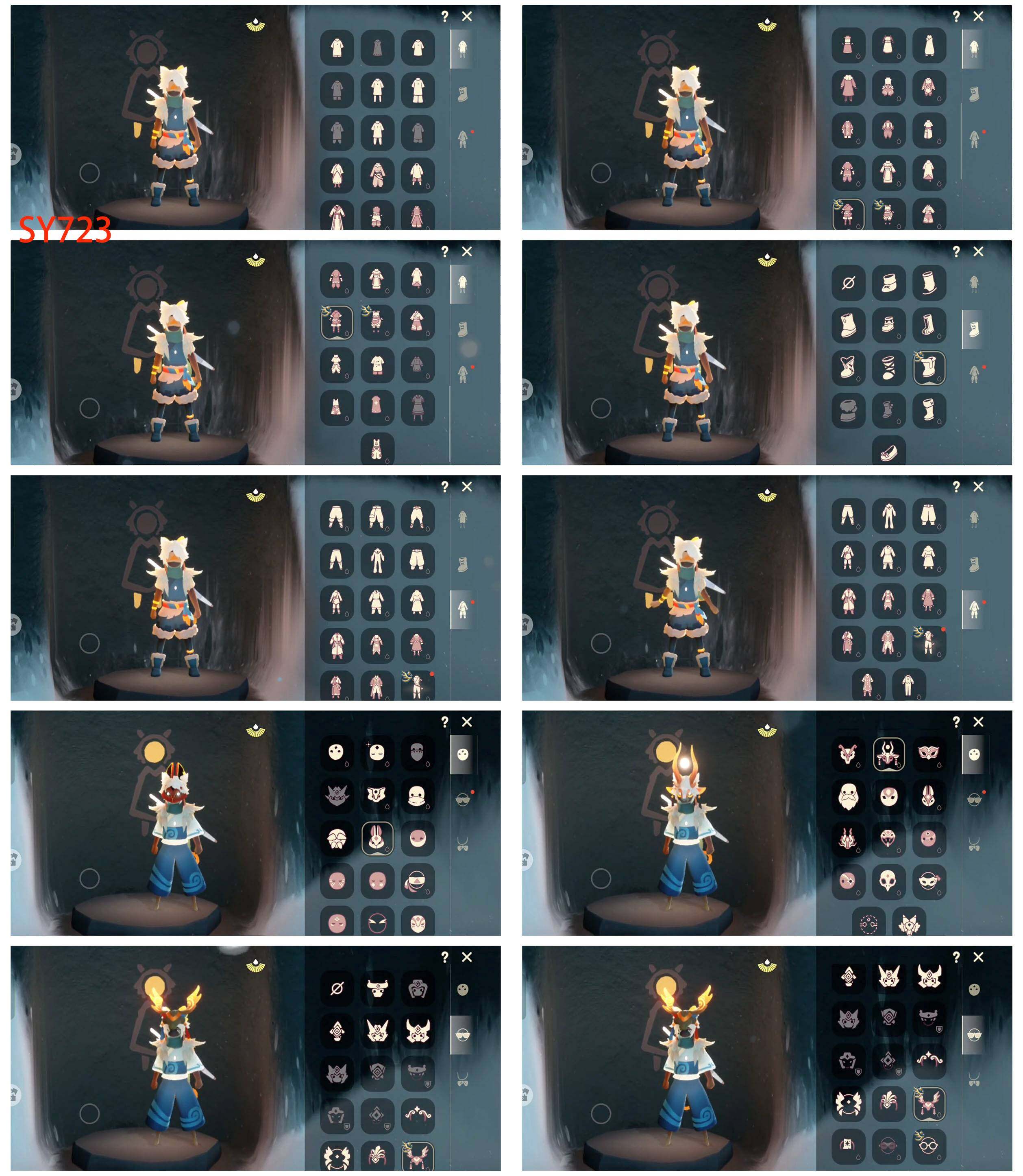 光遇账号华为渠道服7季12翼巫师帽海洋武士裤武士裤妮妮长裙mini小手办盲僧眼罩彩染季围巾斗篷详情看图，价格可刀
资源：蜡烛 707   爱心206    红烛66   翼12
已毕业地图：晨岛 雨林  霞谷 
毕业