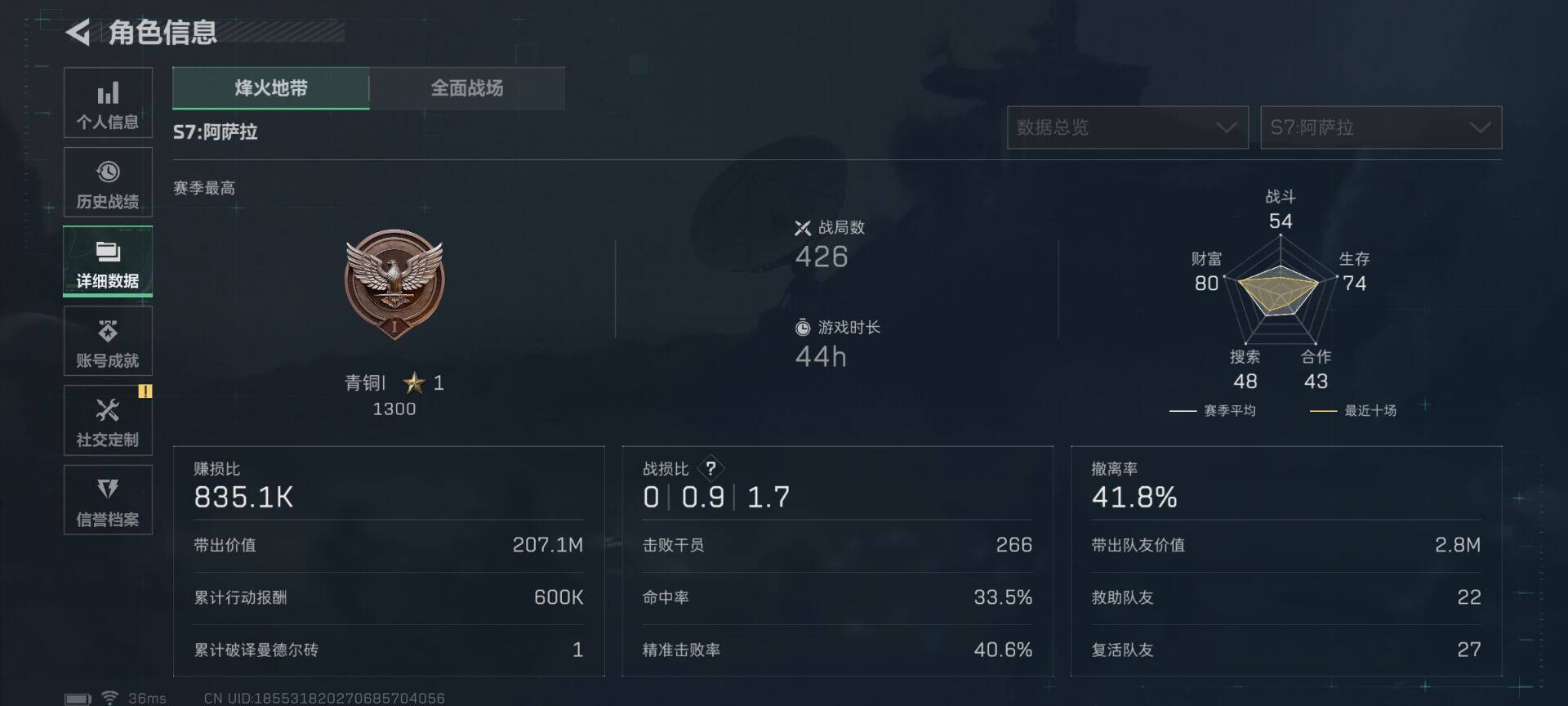 SJZEY40410三角洲行动账号详情图5 SJZEY40410三角洲行动账号详情图5