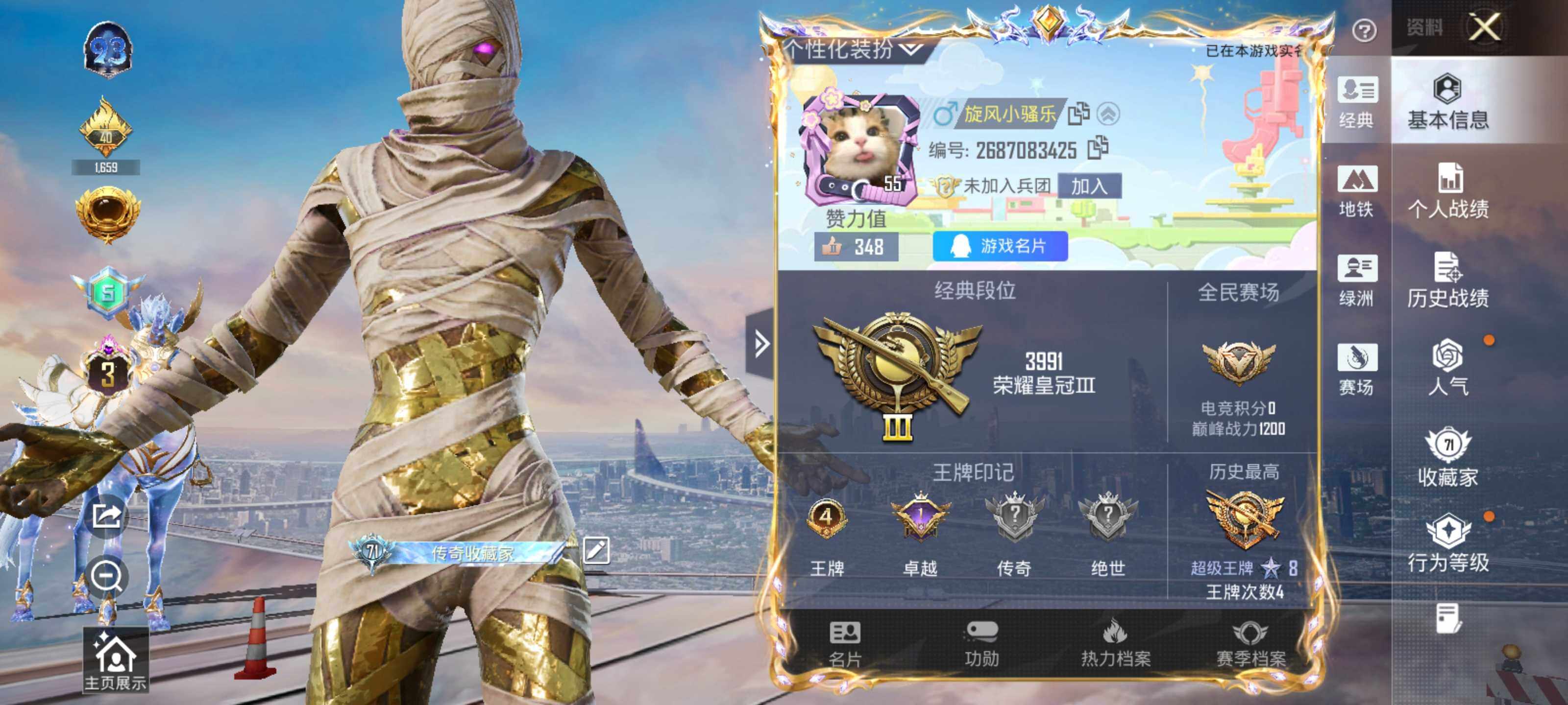 HPCMW42815和平精英账号详情图6