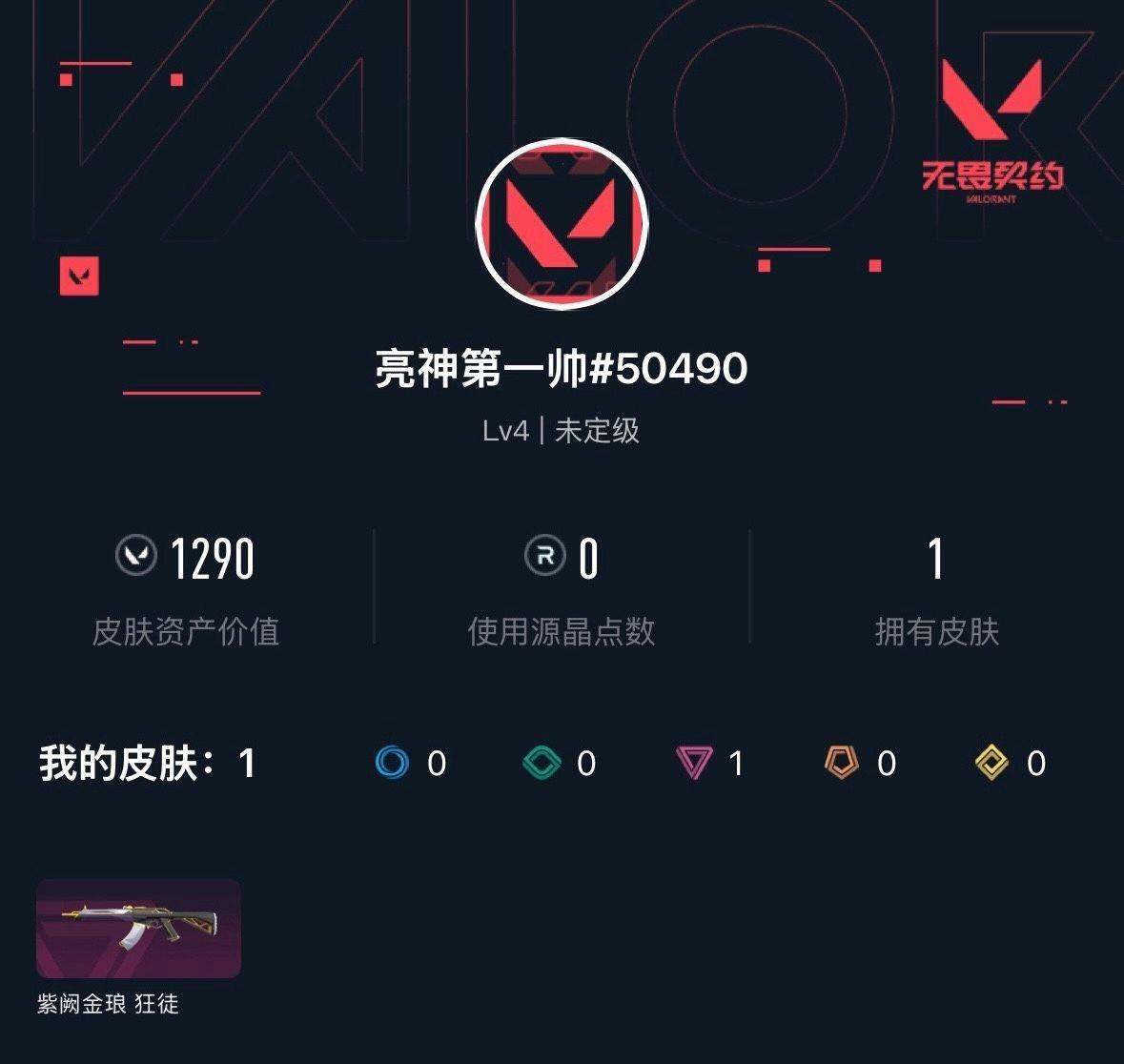 WWQXL40165无畏契约账号详情图3 WWQXL40165无畏契约账号详情图3