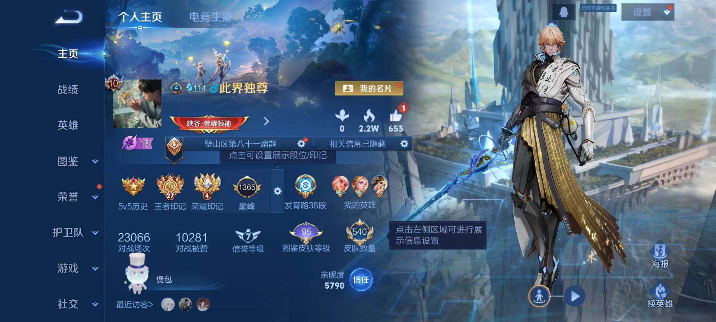 WZLX466518王者荣耀账号详情图2