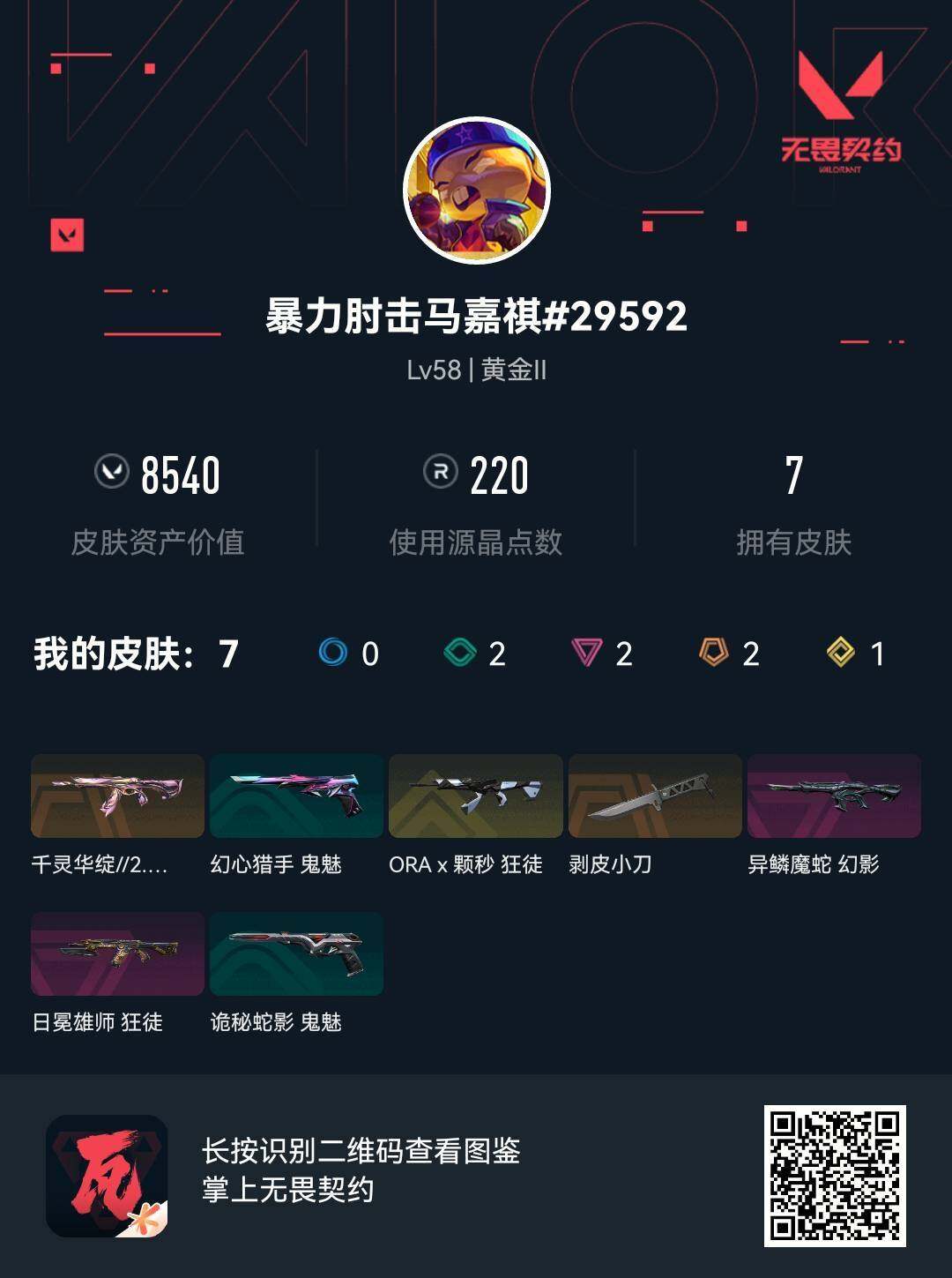 WWQJM422607无畏契约账号详情图3